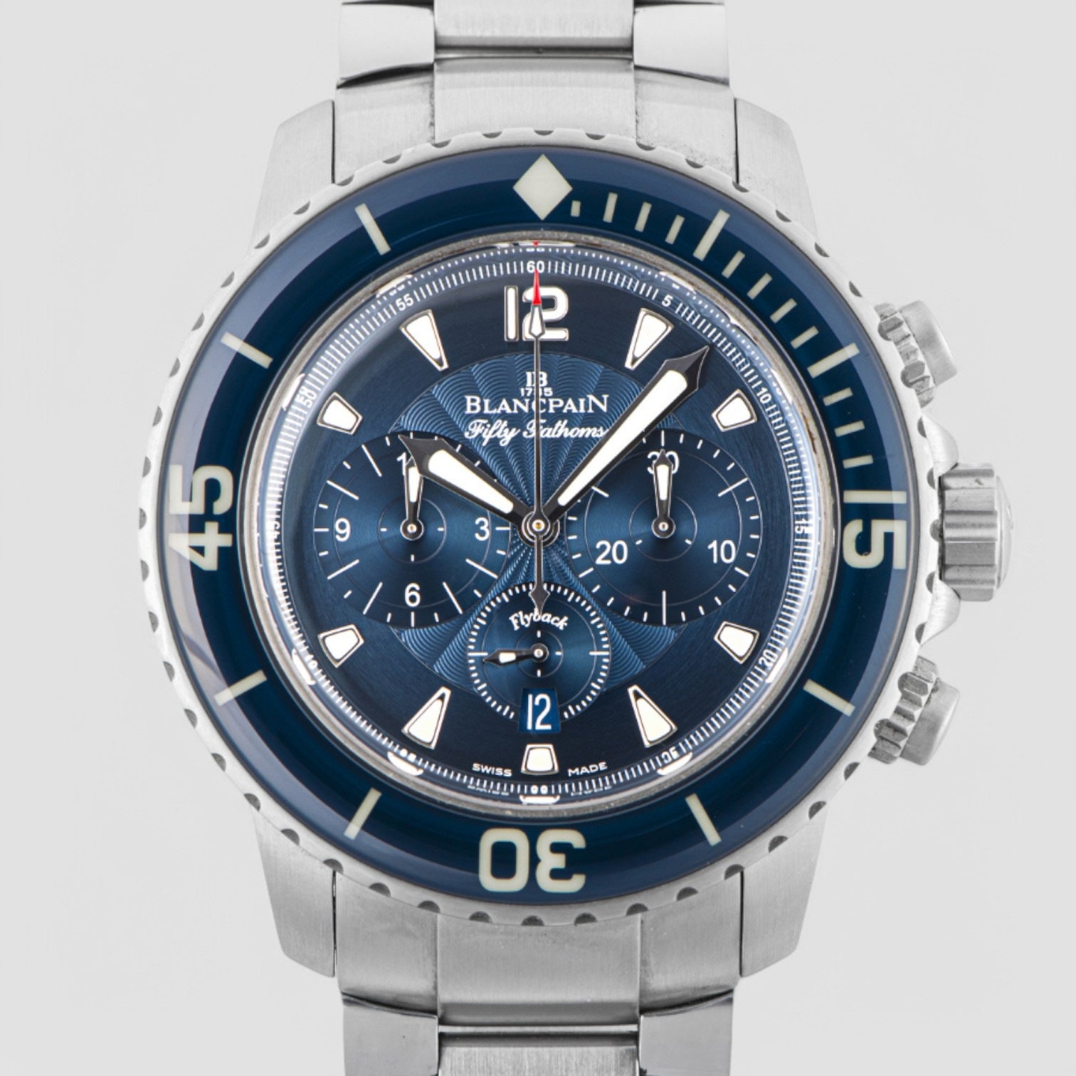 Fifty Fathoms Flyback Chronograph SS / SS Description