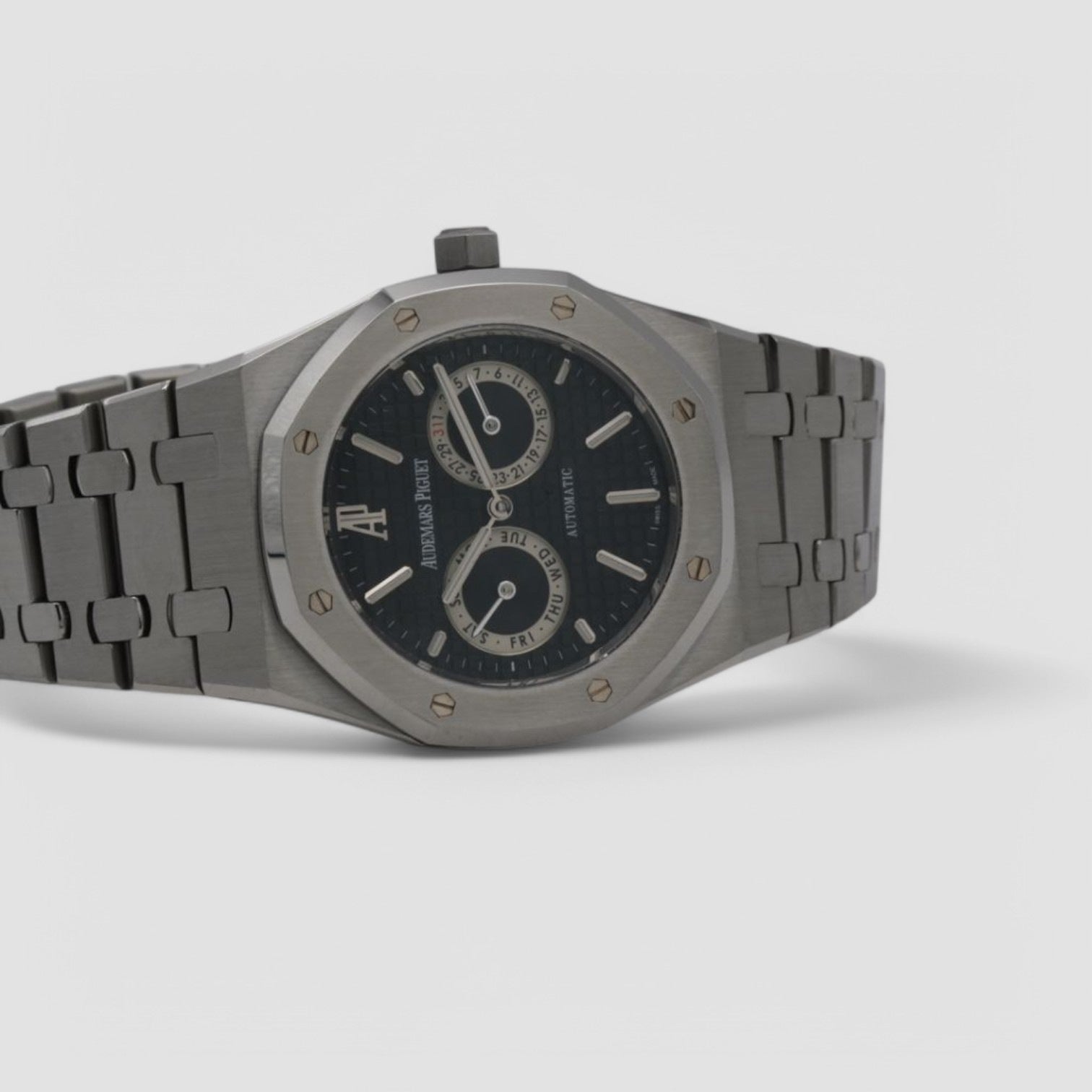 Royal Oak Day Date Black Dial S/S on S/S bracelet