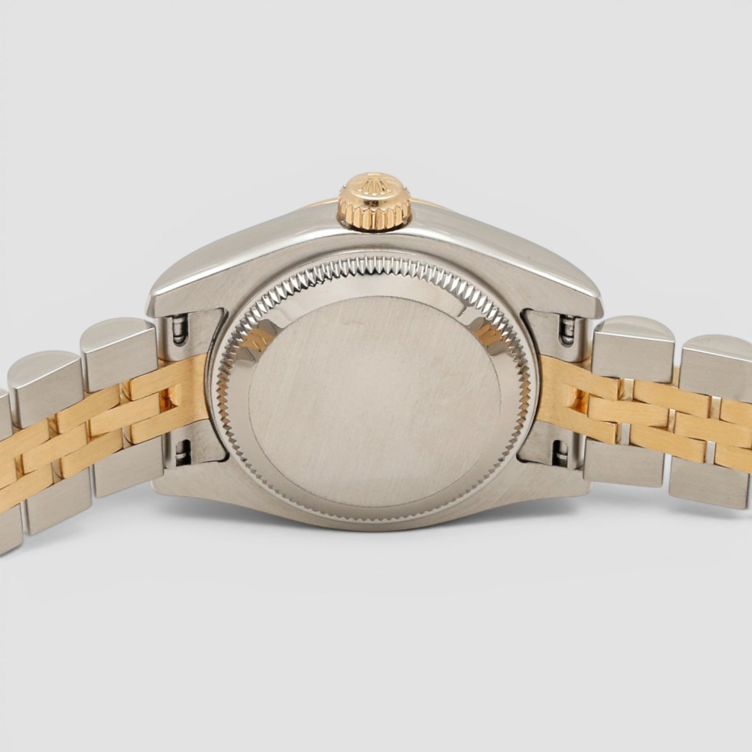 Lady-Datejust 26mm Steel & Yellow Gold Champagne Diamond Dial