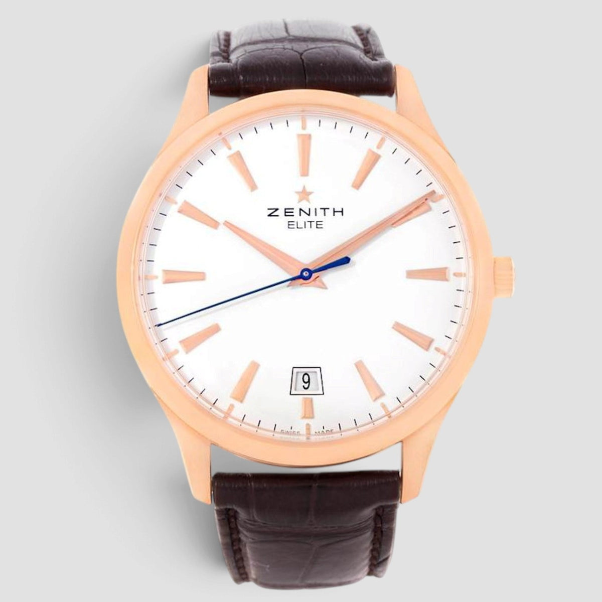 Captain Central Second 18K Rose Gold White Dial