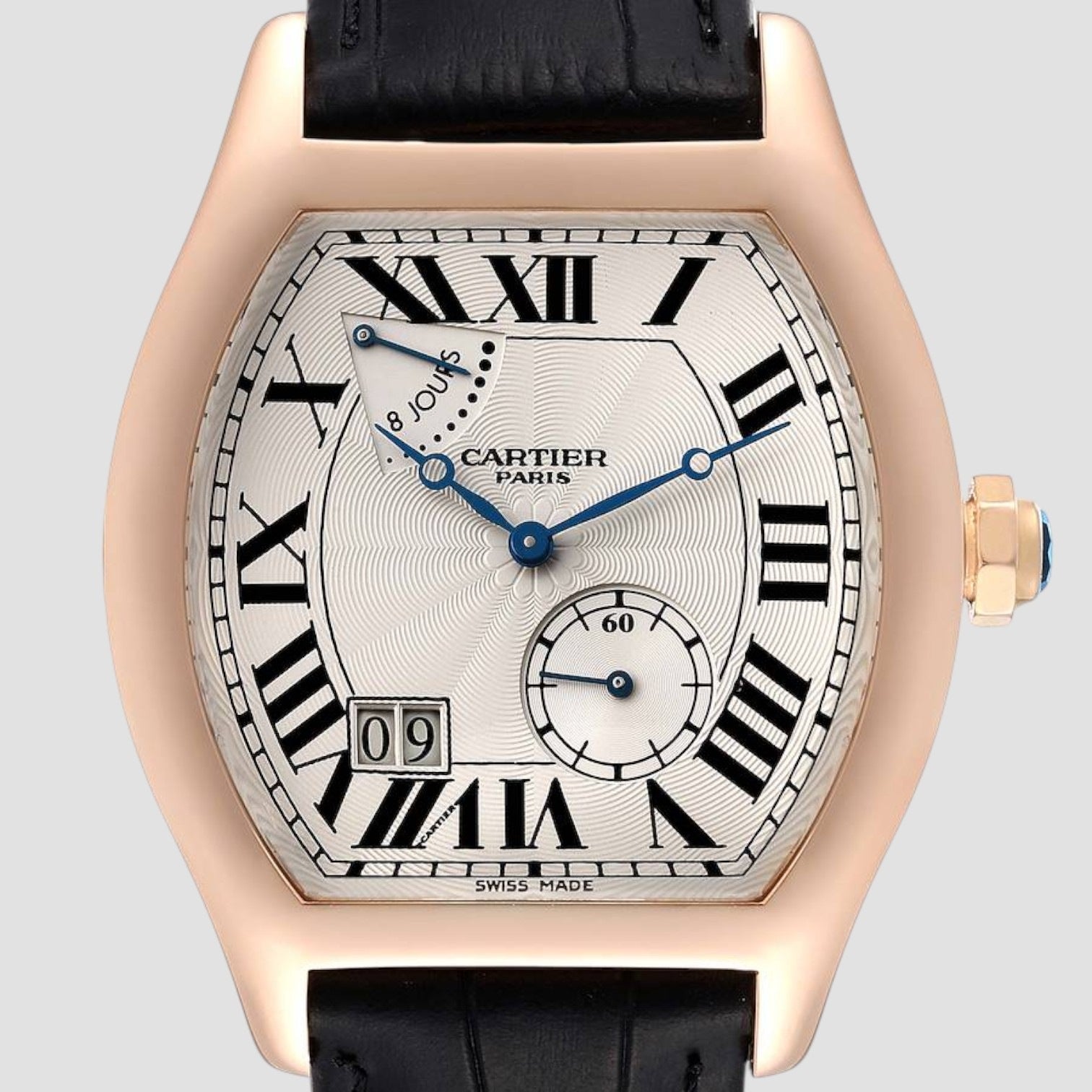 Tortue Privee Rose Gold 8 Day Power Reserve Mens Watch
