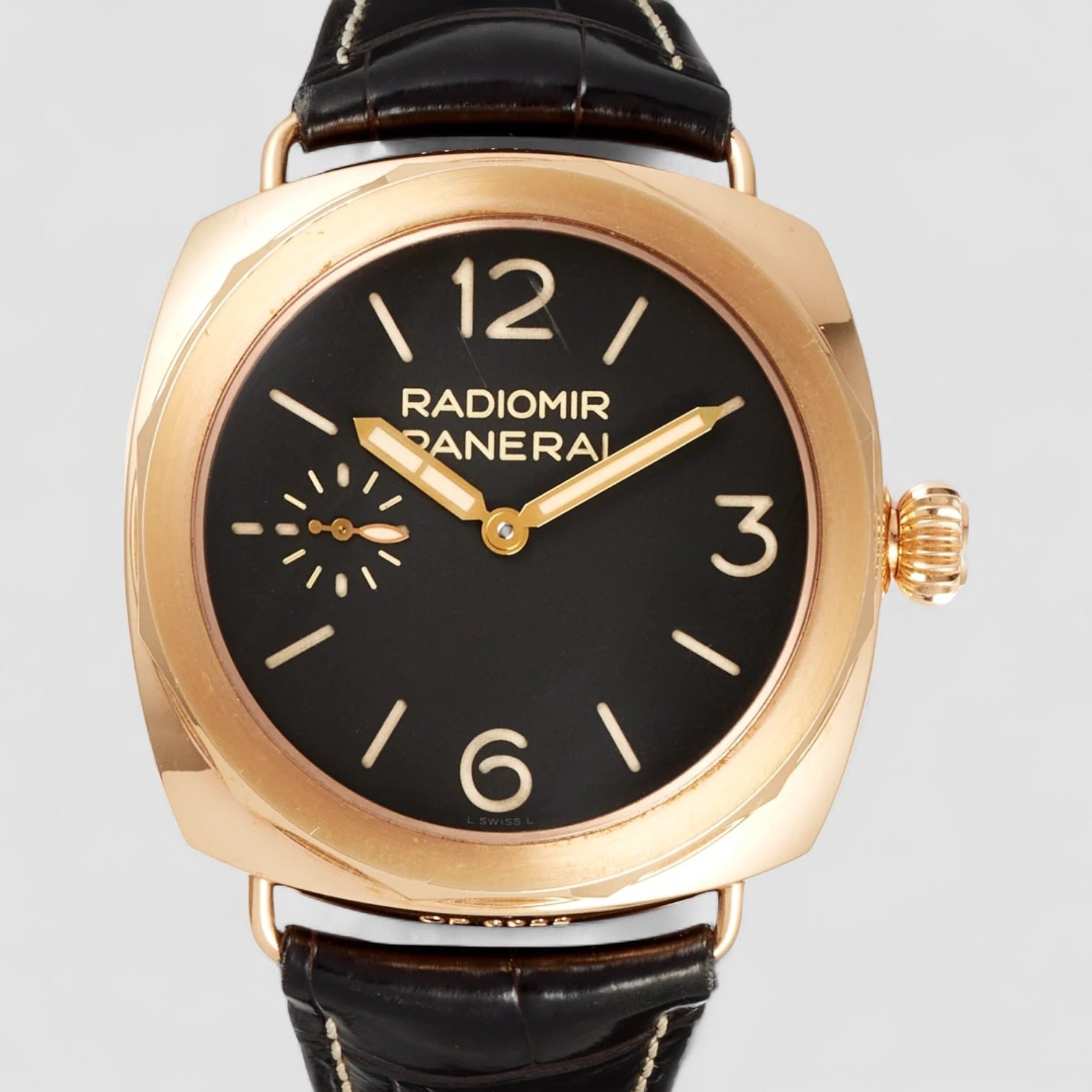 Radiomir Oro Ross Rose Gold Brown Dial 47mm