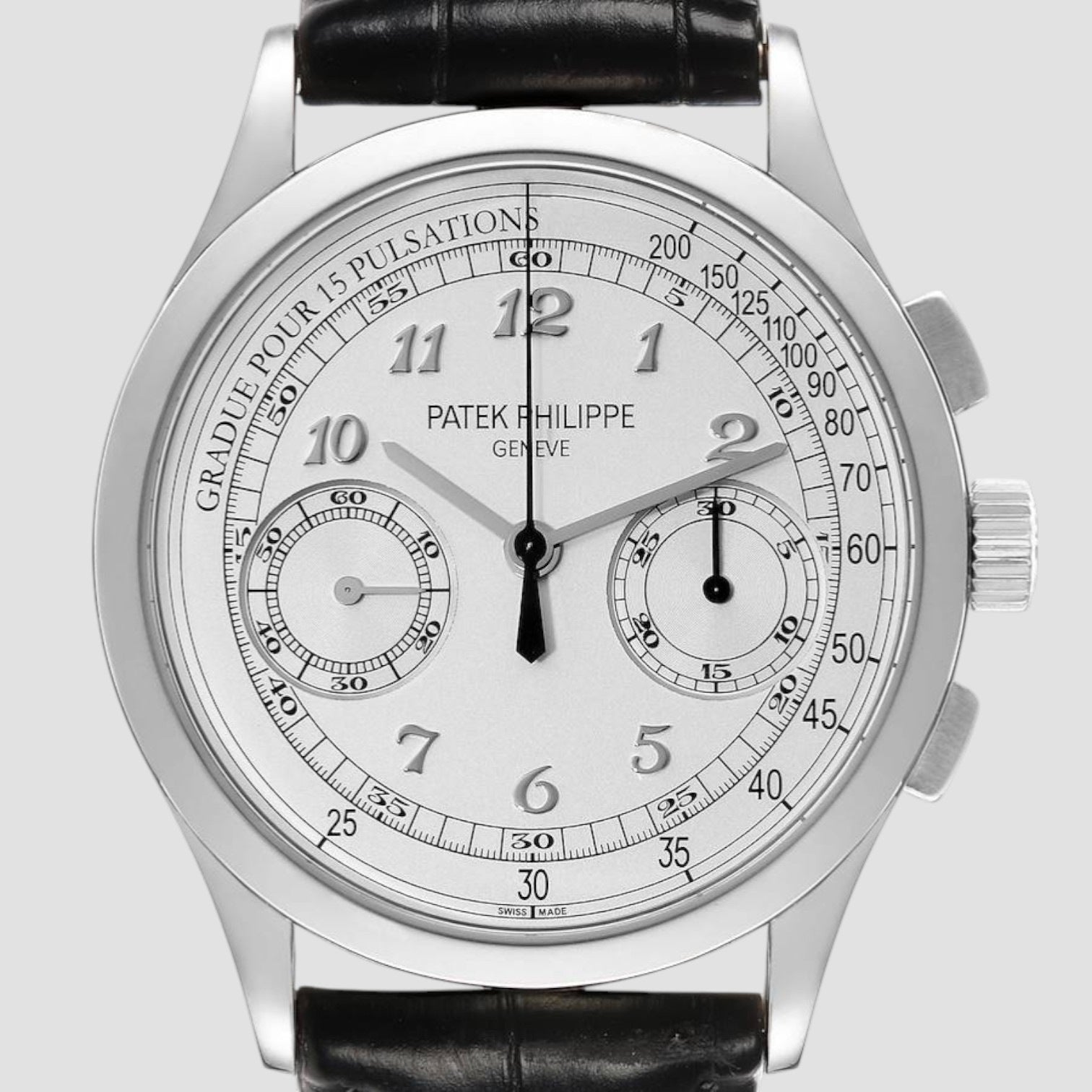 Complications Chronograph White Gold Mens Watch