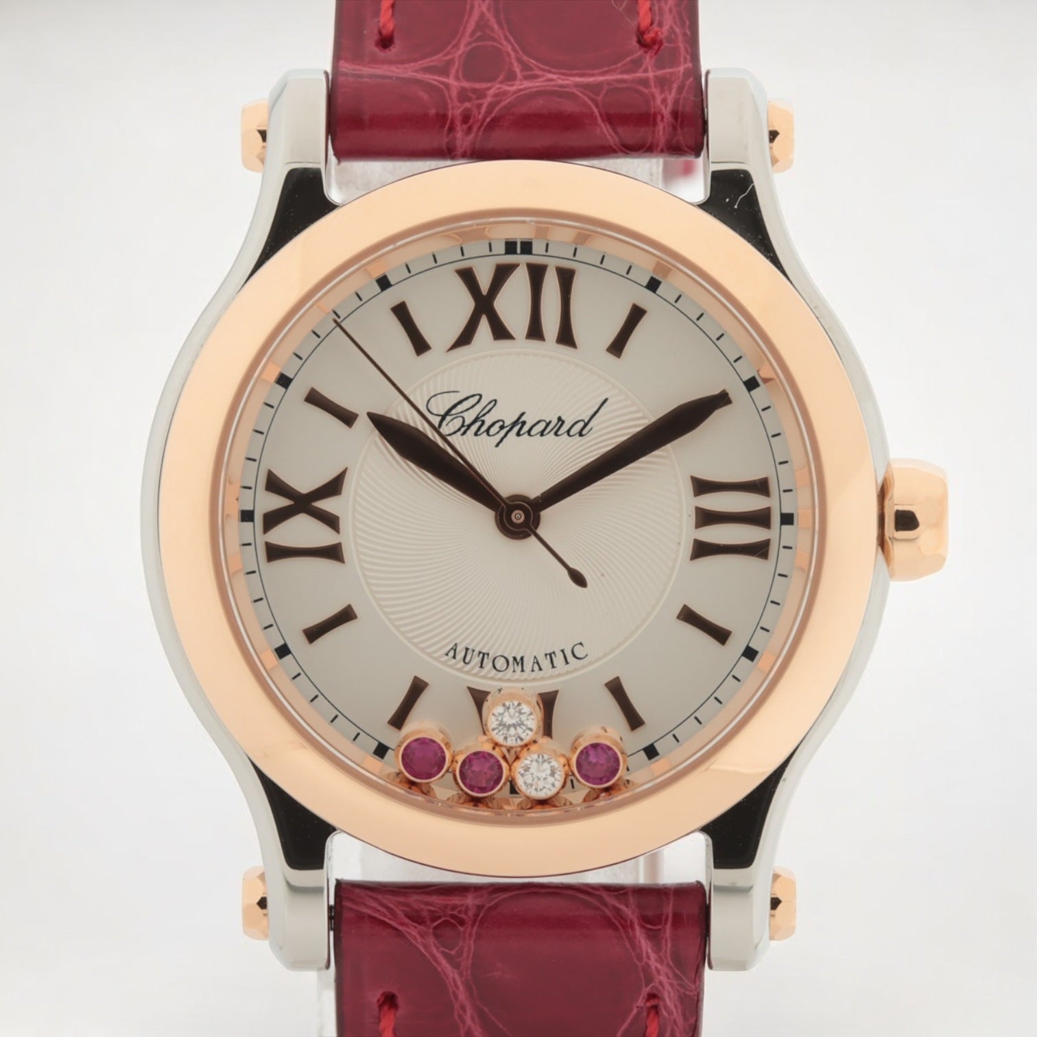 Happy Sport Steel Rose Gold Automatic 30mm