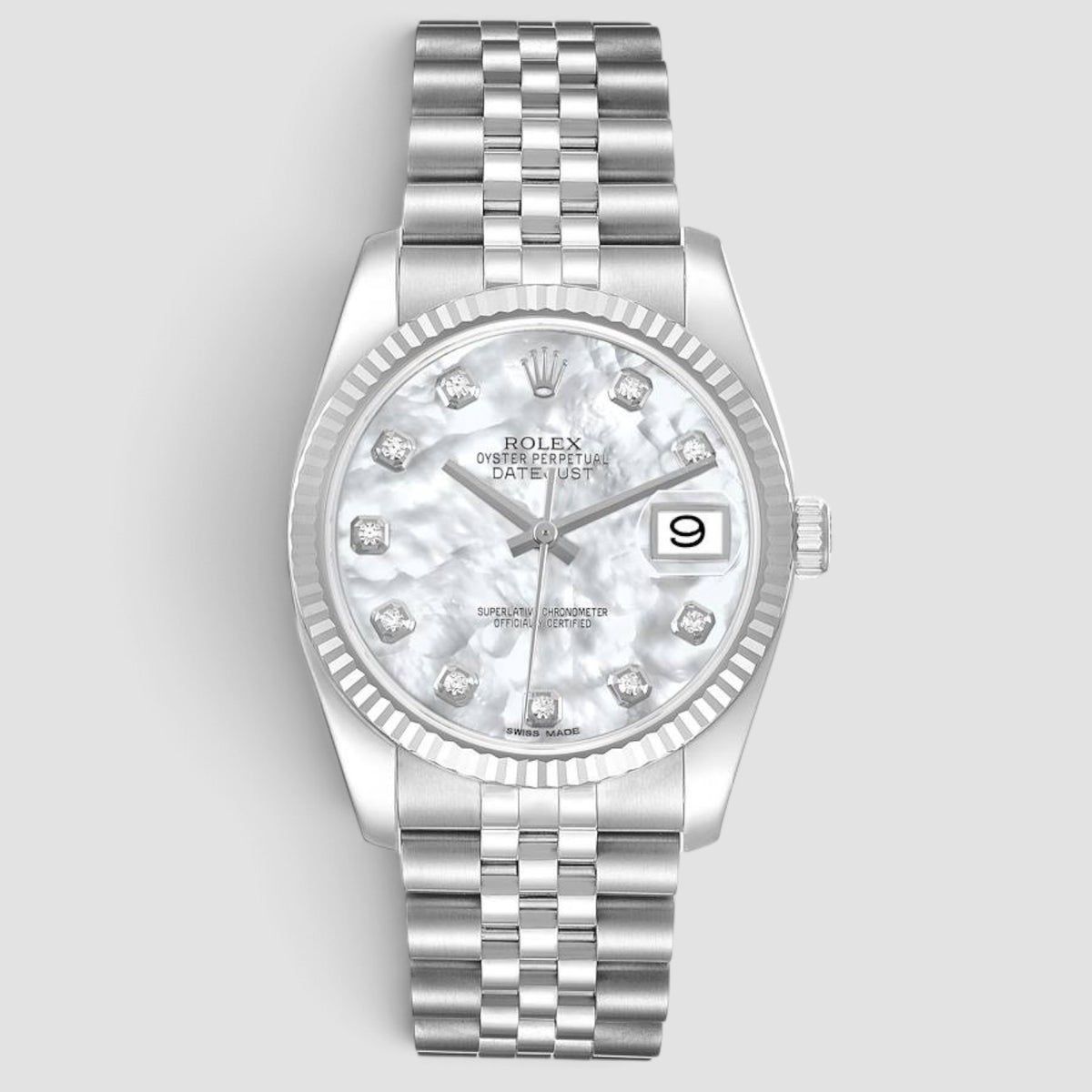 Datejust 36 Mother-of-Pearl Diamond Dial Jubilee
