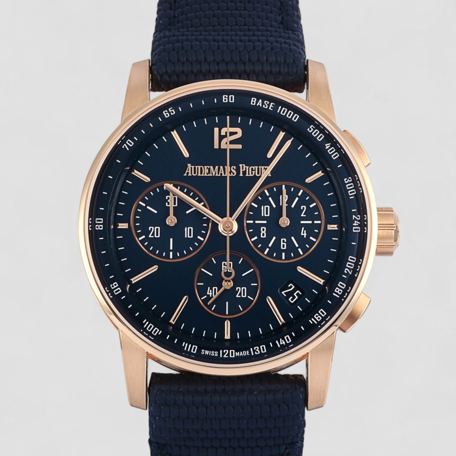 Code 11.59 Chronograph Rose Gold 41mm Blue Dial