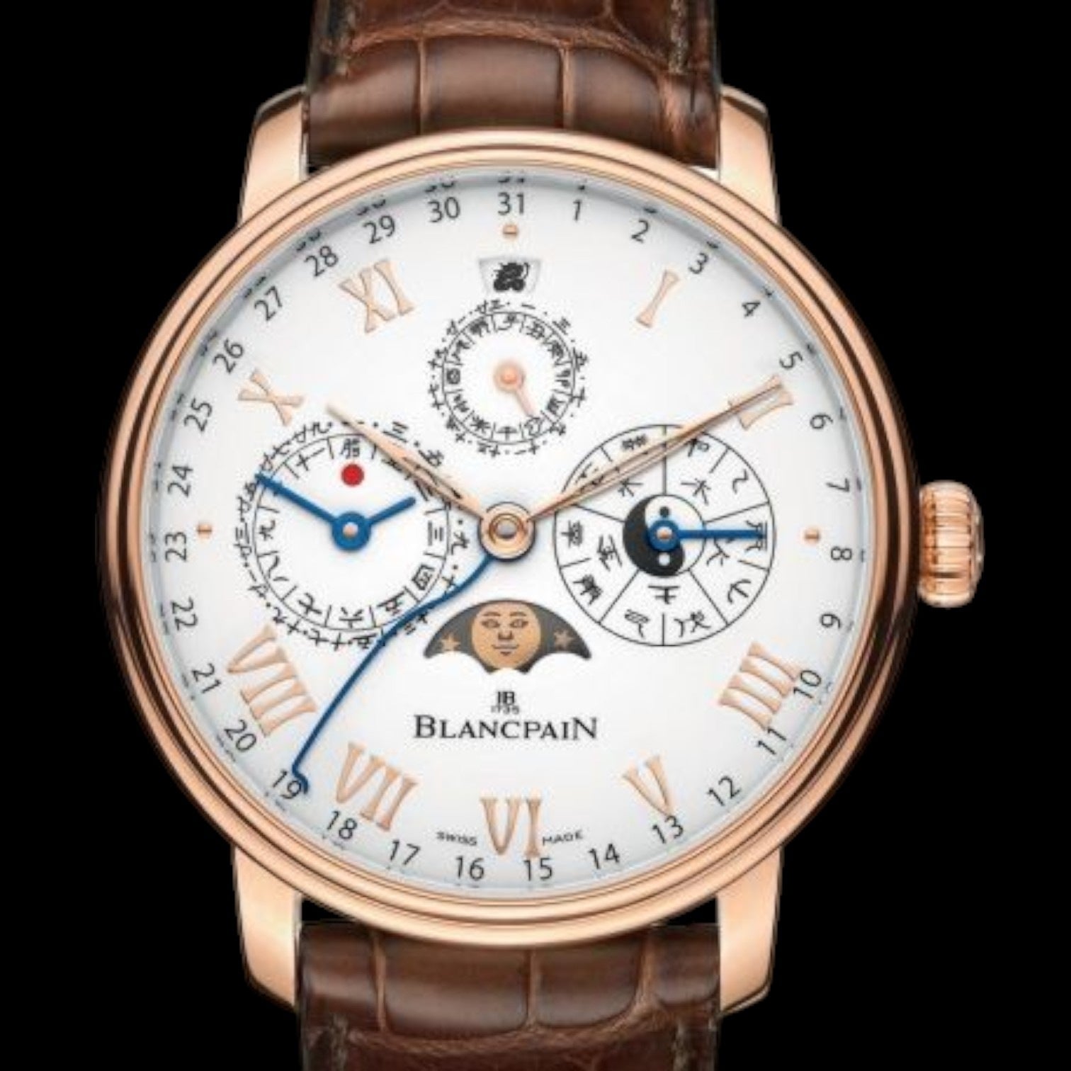 Villeret Complicated Calendrier Chinois Traditionnel 2018 Men's Watch