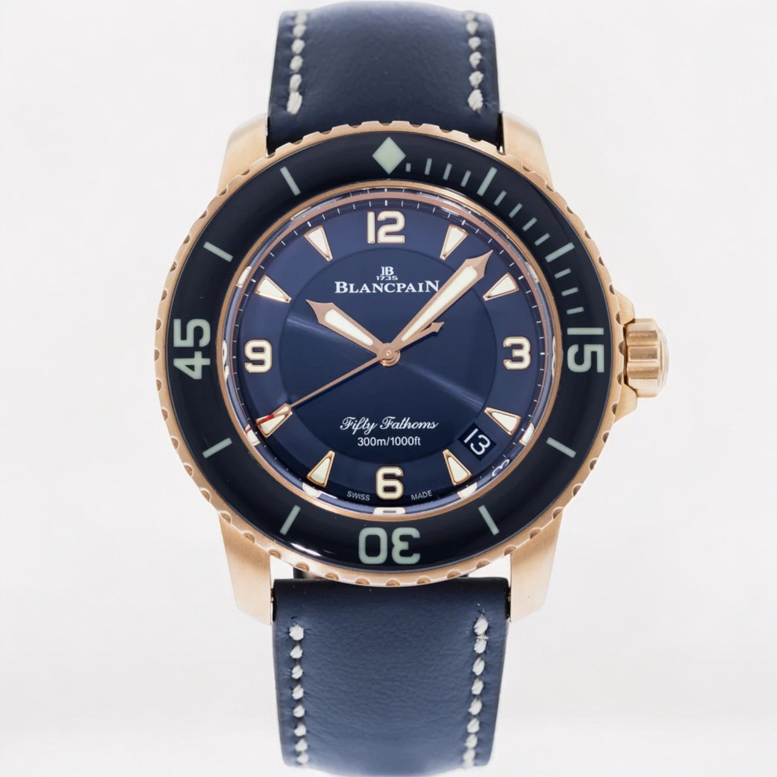 Fifty Fathoms Blue DIal / 18K Rose Gold