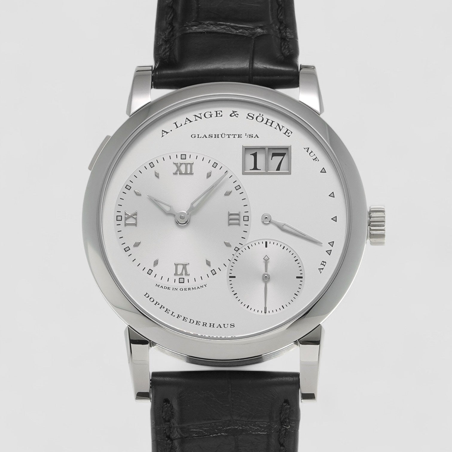 Lange 1 18K White Gold Silver Dial