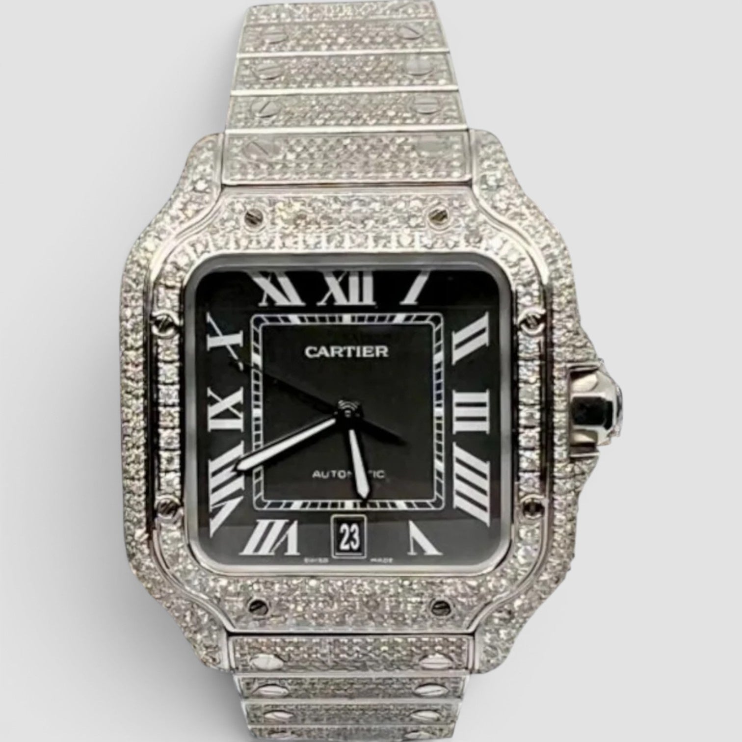 Santos Iced Out Diamond
