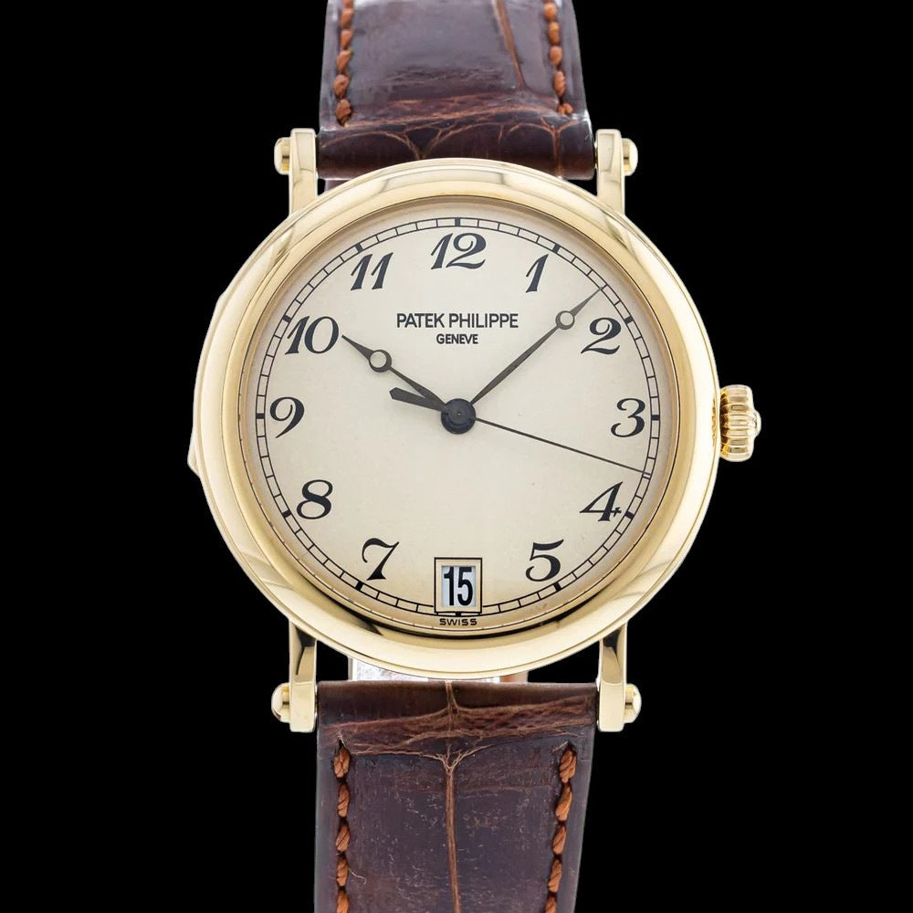Calatrava Officers Case 18K Yellow Gold