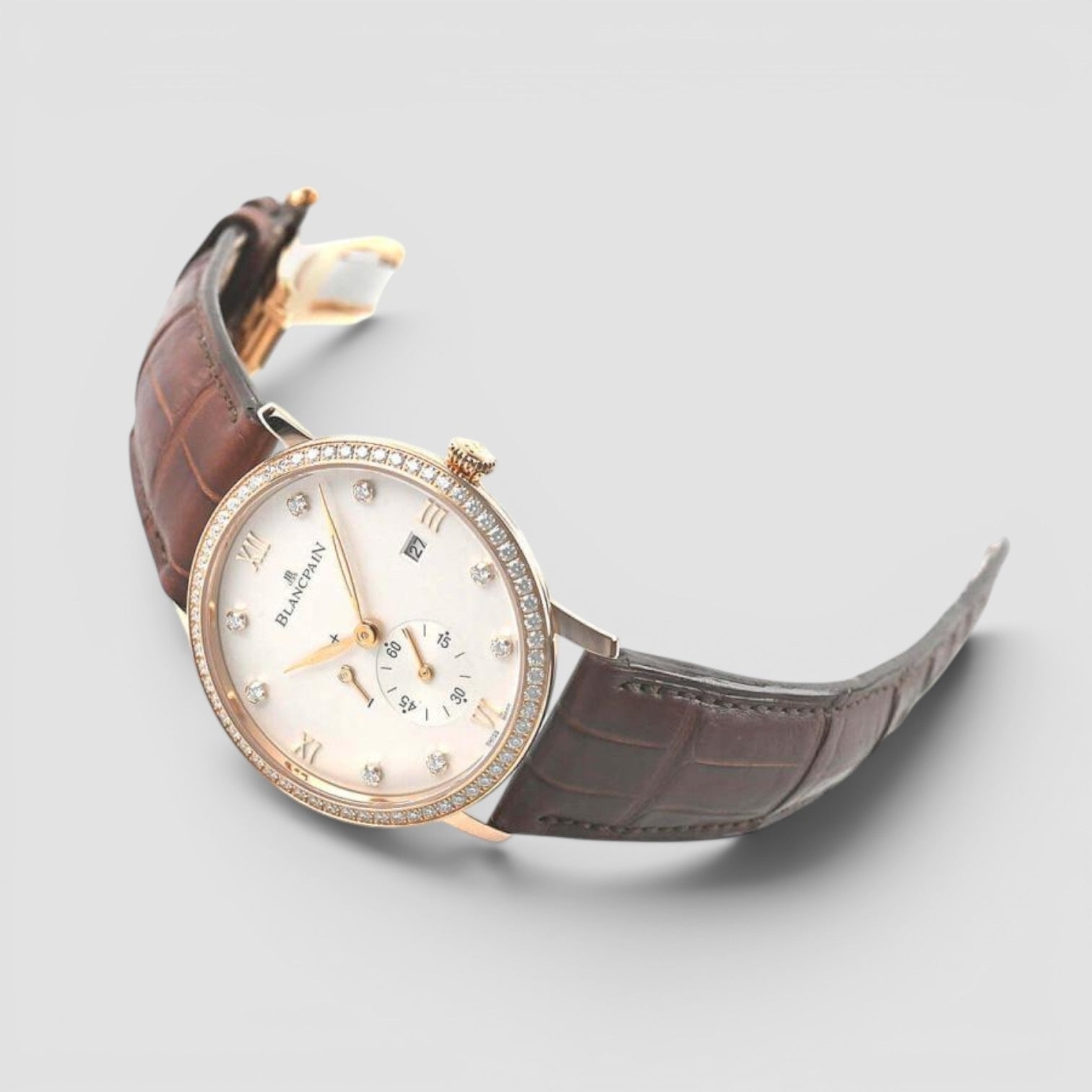 Villeret Ultra-Slim 40mm Rose Gold White Dial
