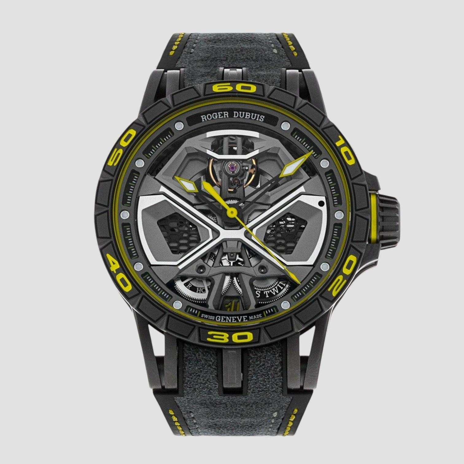 Excalibur Huracán Performante Black Dial 45mm