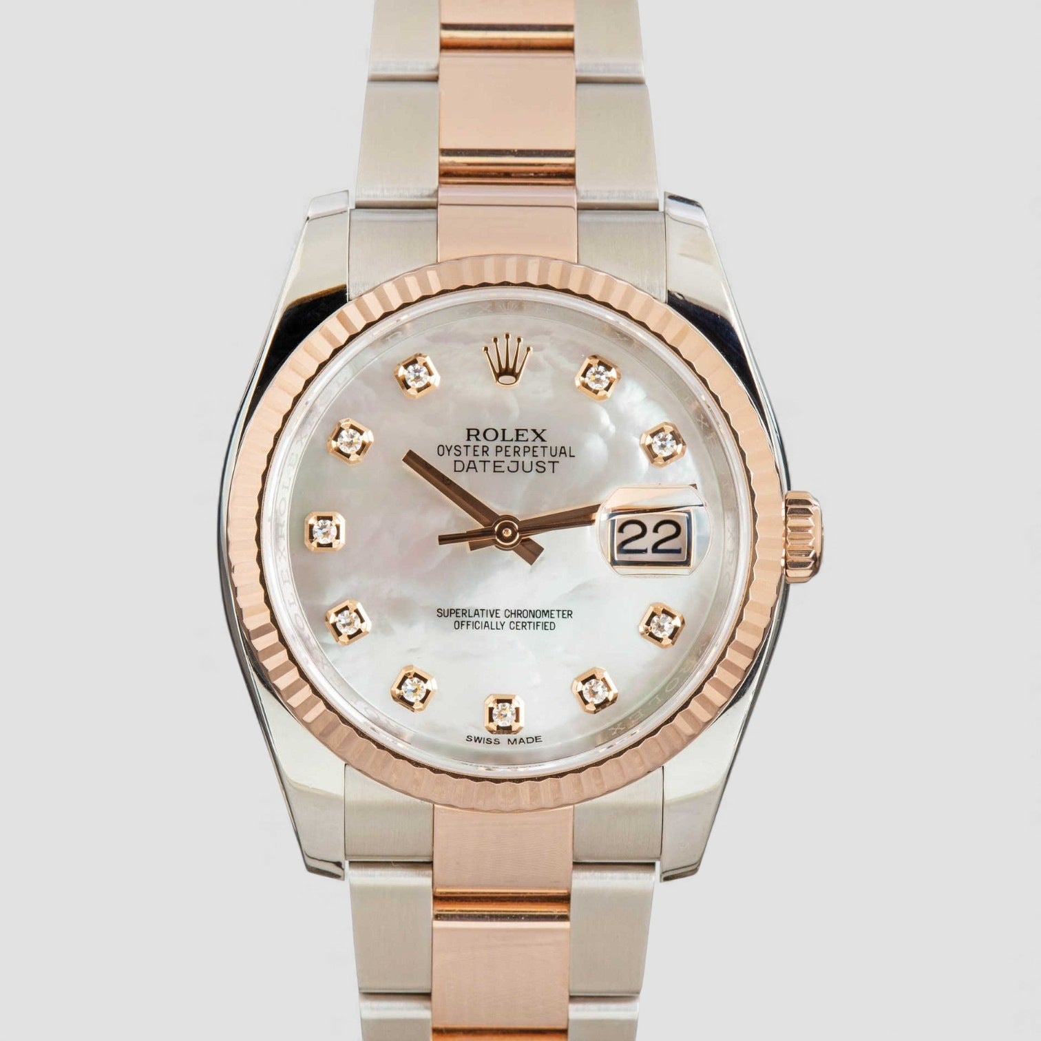 Datejust 36 Mother of Pearl Diamond Dial