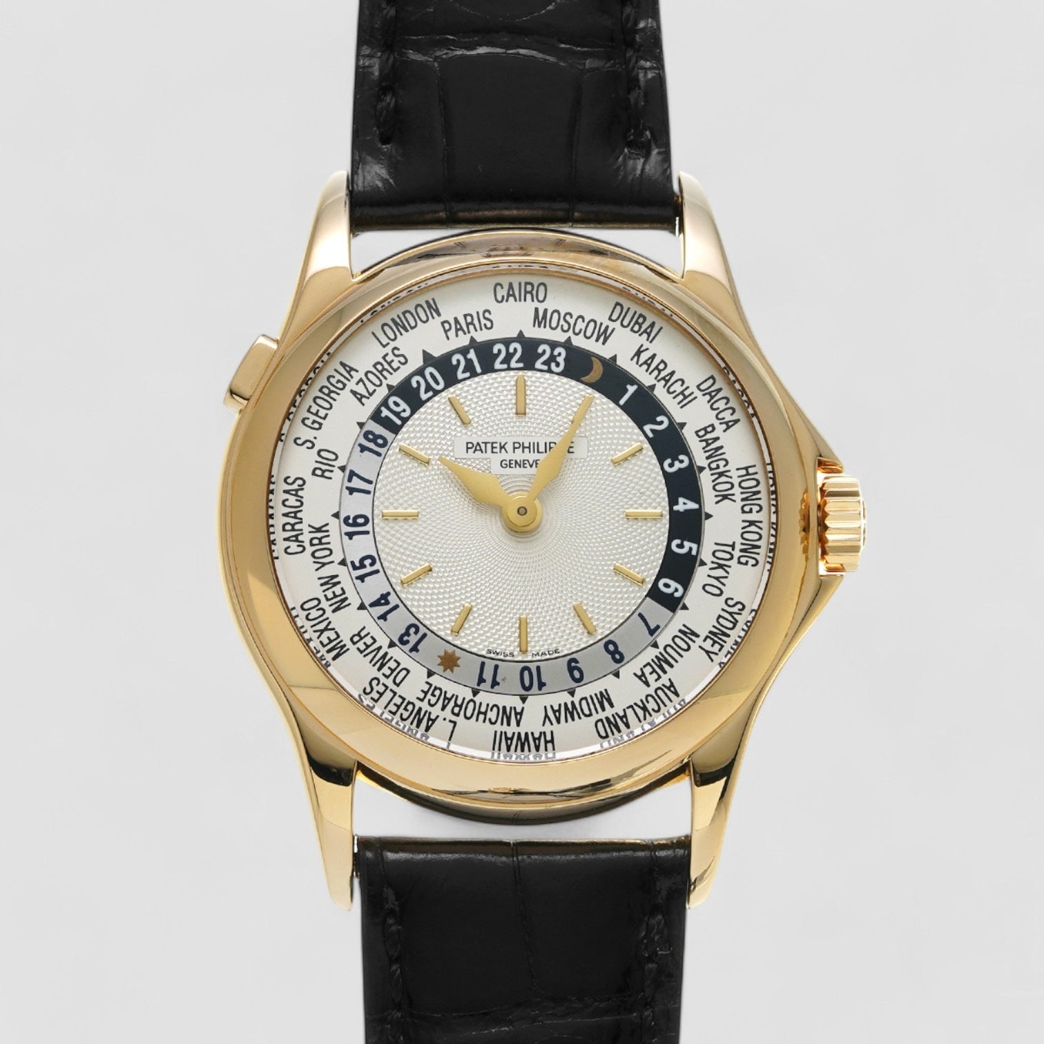 World Time 18K Yellow Gold