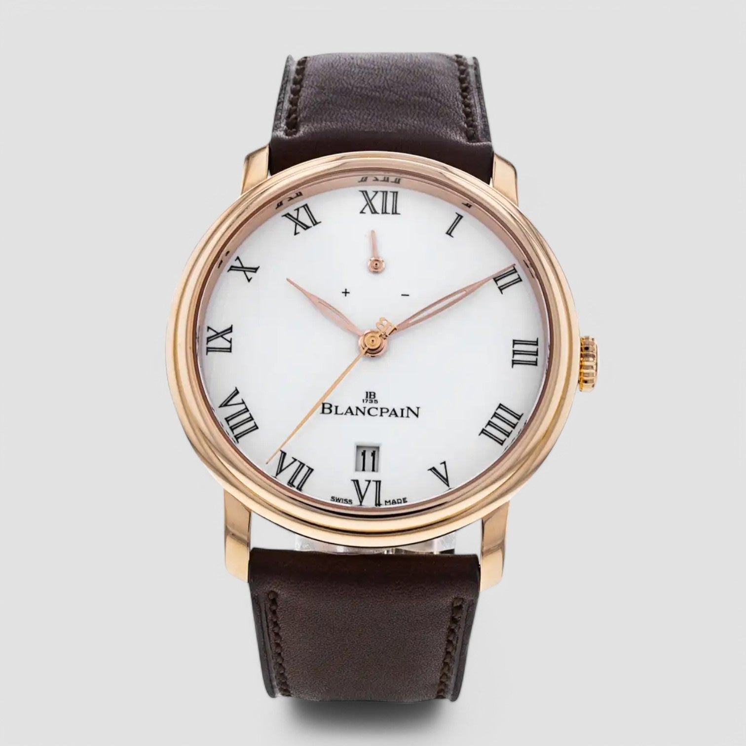 Villeret 8 Days Manual Wind 18k Rose Gold Description