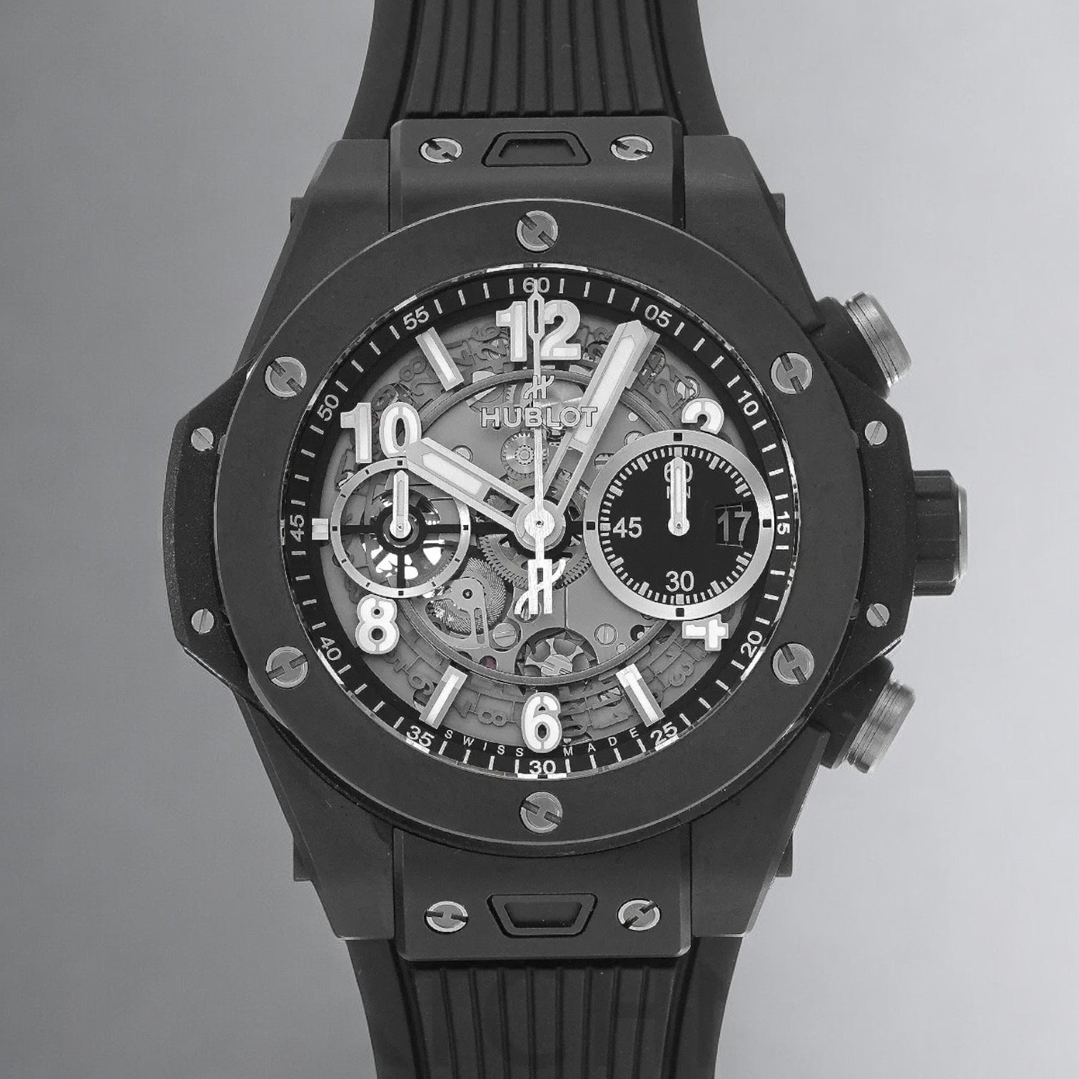 Big Bang Unico Black Magic Matte Black Skeleton