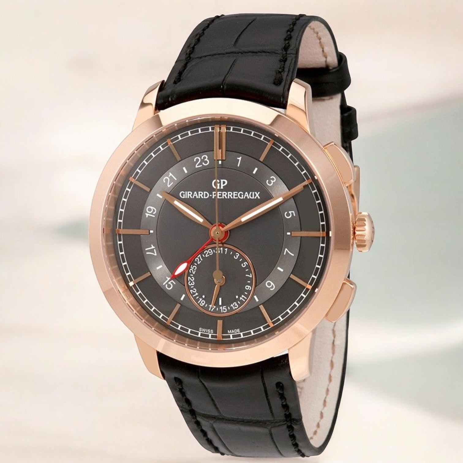 1966 Dual Time Pink Gold Dual Time