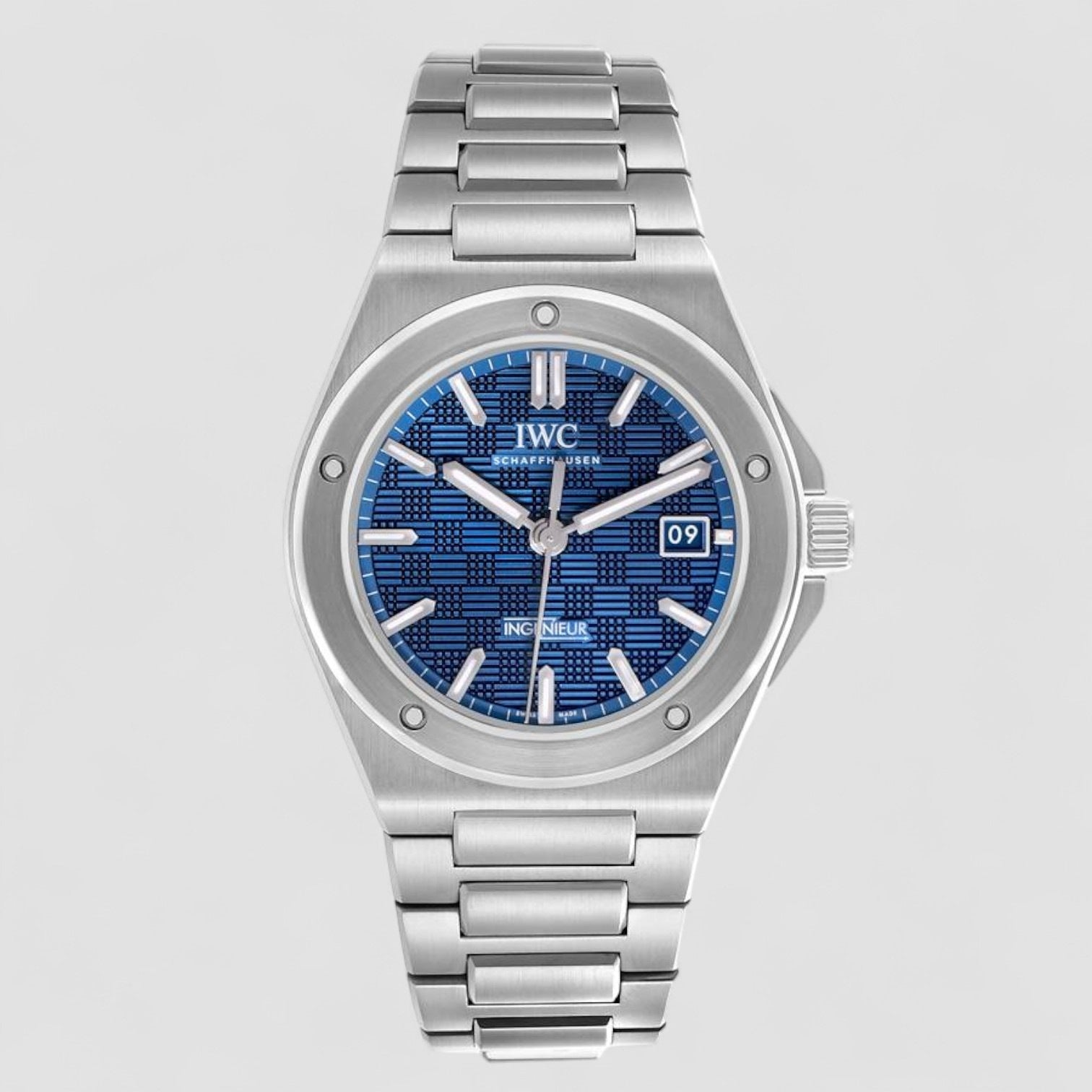 Ingenieur 40 Blue Dial Steel Mens Watch