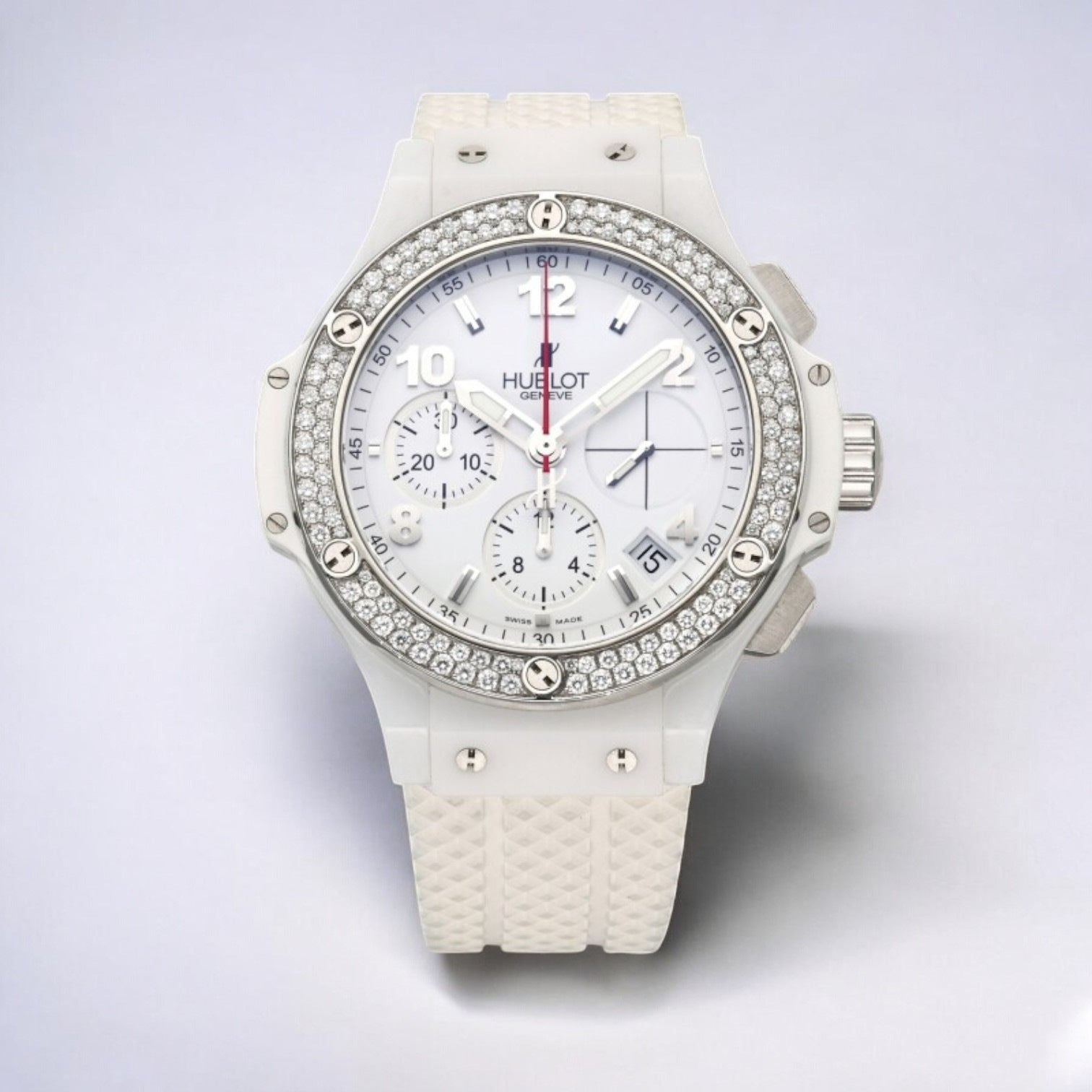 Big Bang 41MM Ceramic White Diamonds