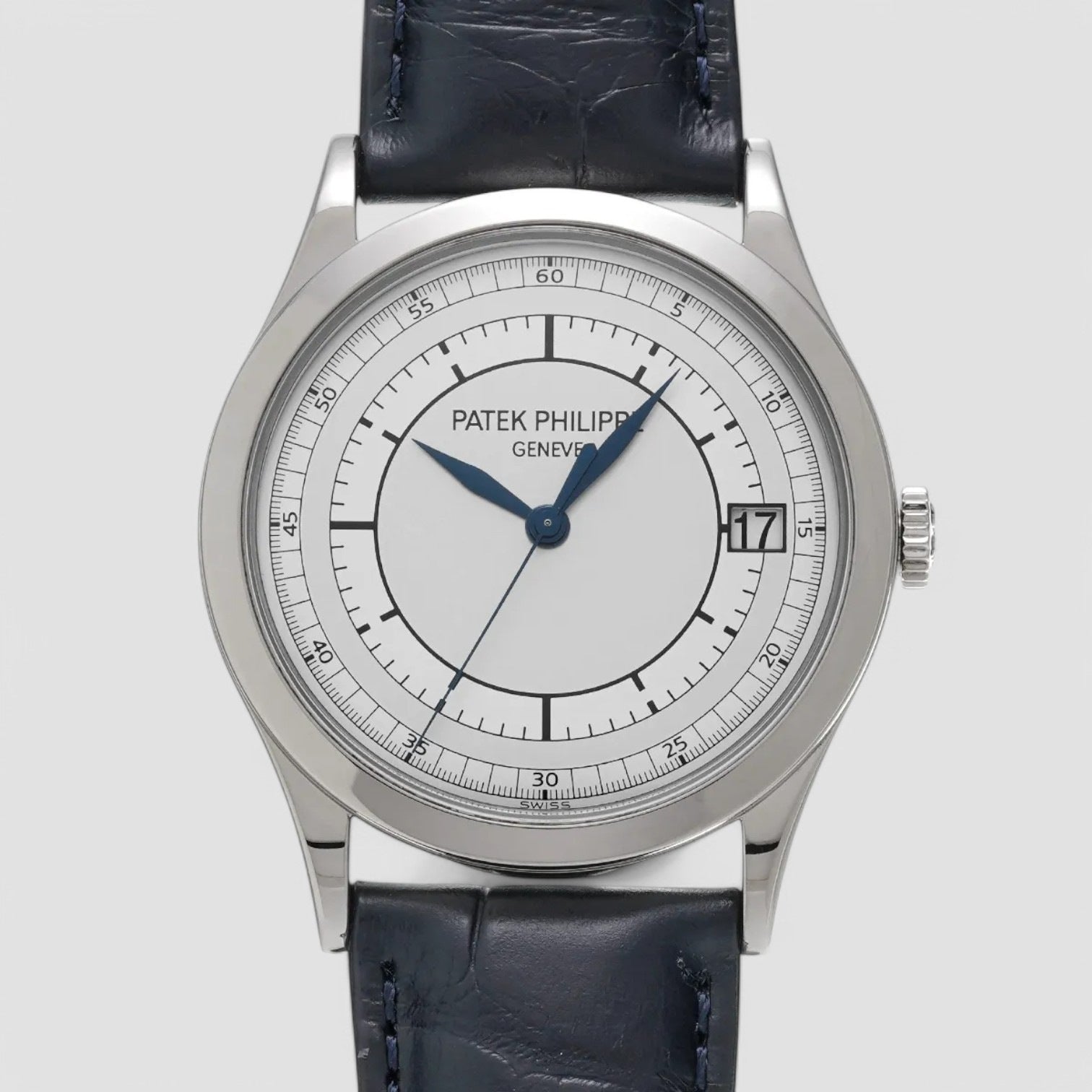 Calatrava 18K 5296G White Gold Sector Dial
