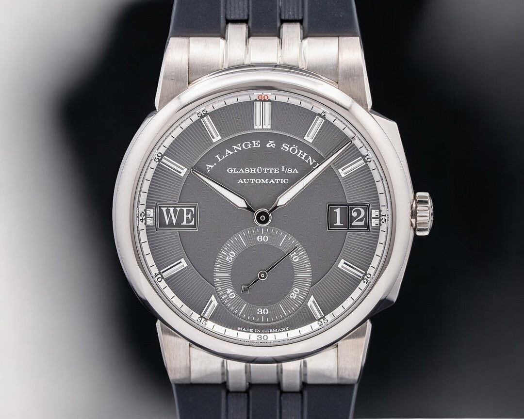 Odysseus 18K White Gold Grey Dial / Rubber