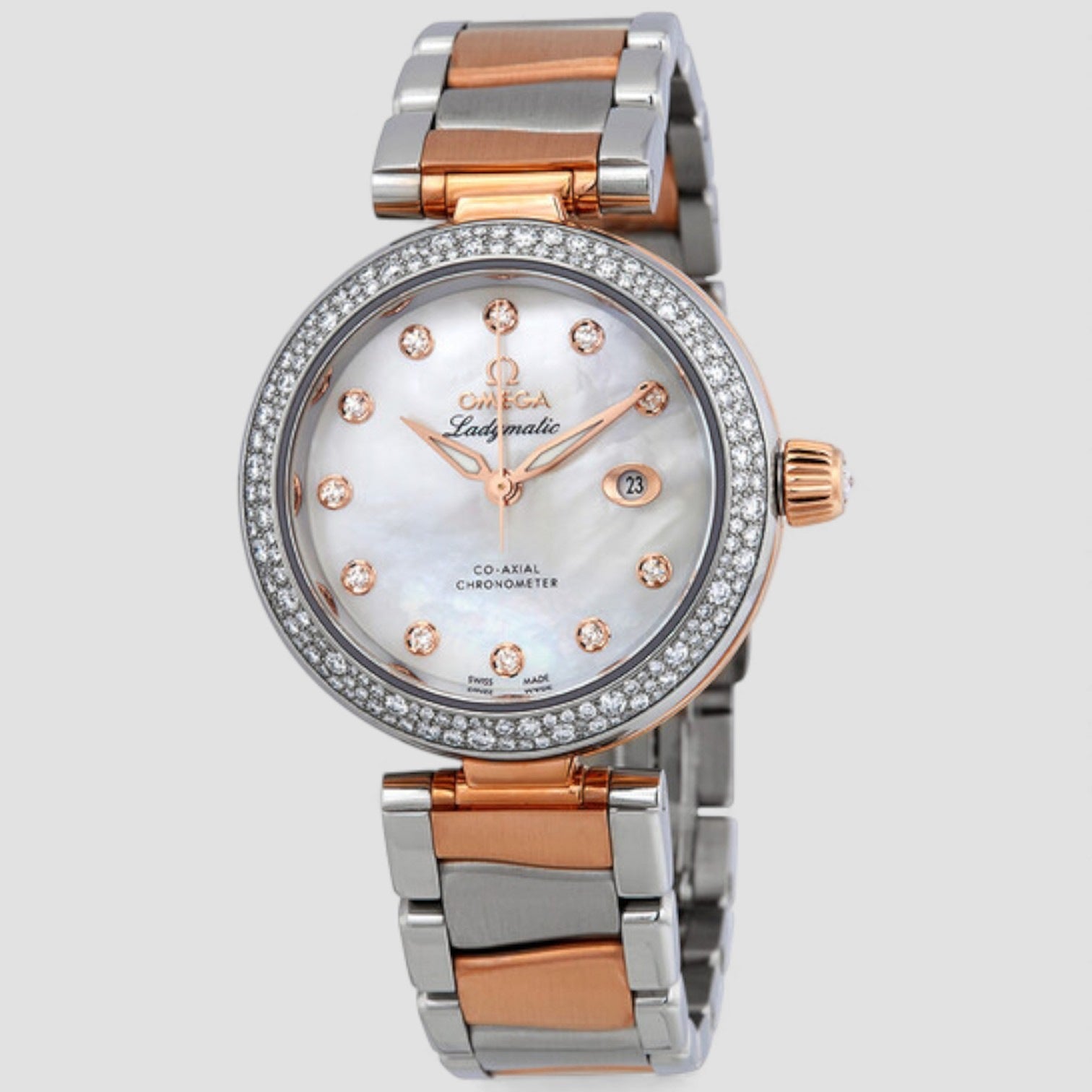 De Ville Automatic Mother of Pearl Dial Ladies Watch
