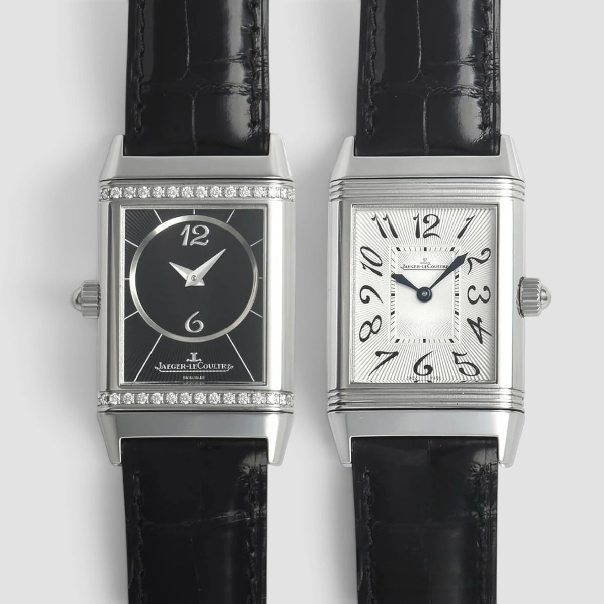 Reverso Duetto Classique 23mm Steel White Dial