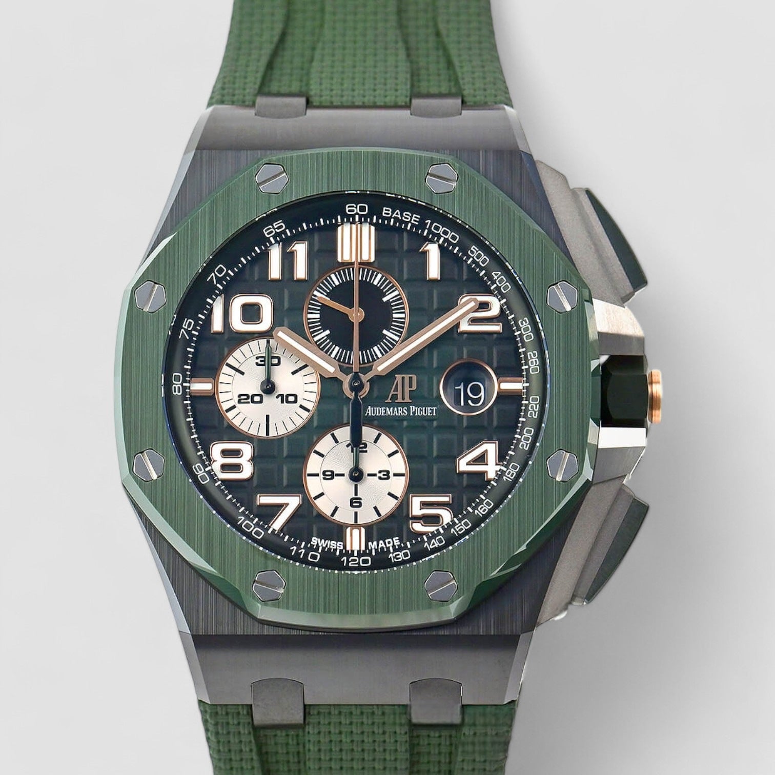 Royal Oak Offshore Chronograph Automatic Green Dial Men's Watch