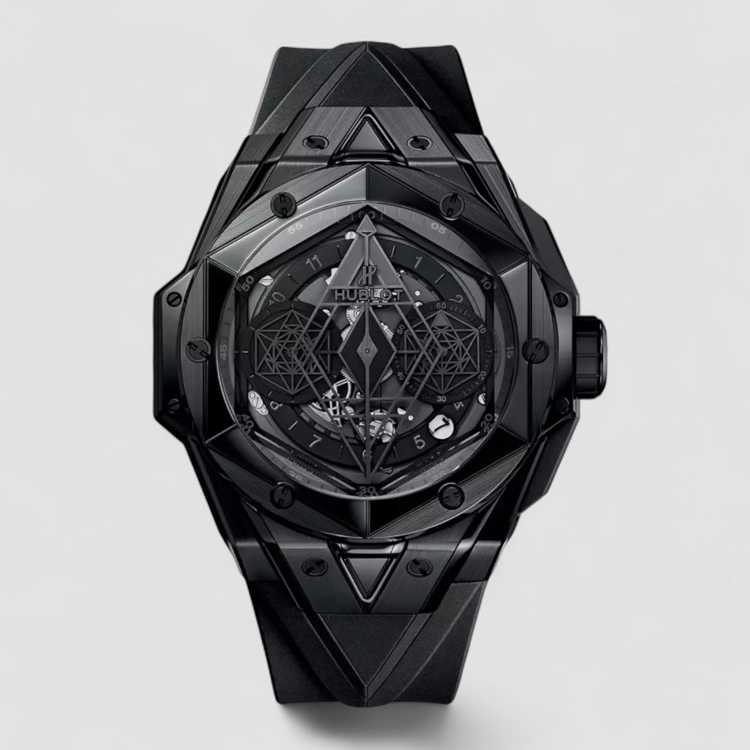 Big Bang Sang Bleu II All Black 45mm Watch