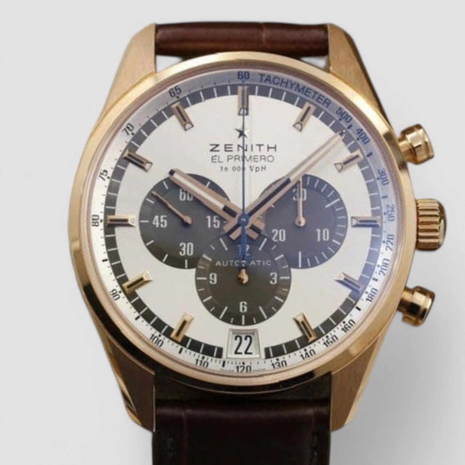 El Primero Automatic Chronograph 18 kt Rose Gold Men's Watch