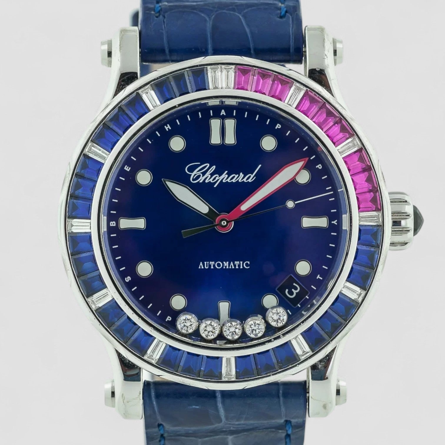 Happy Ocean White Gold Ladies Watch 40mm