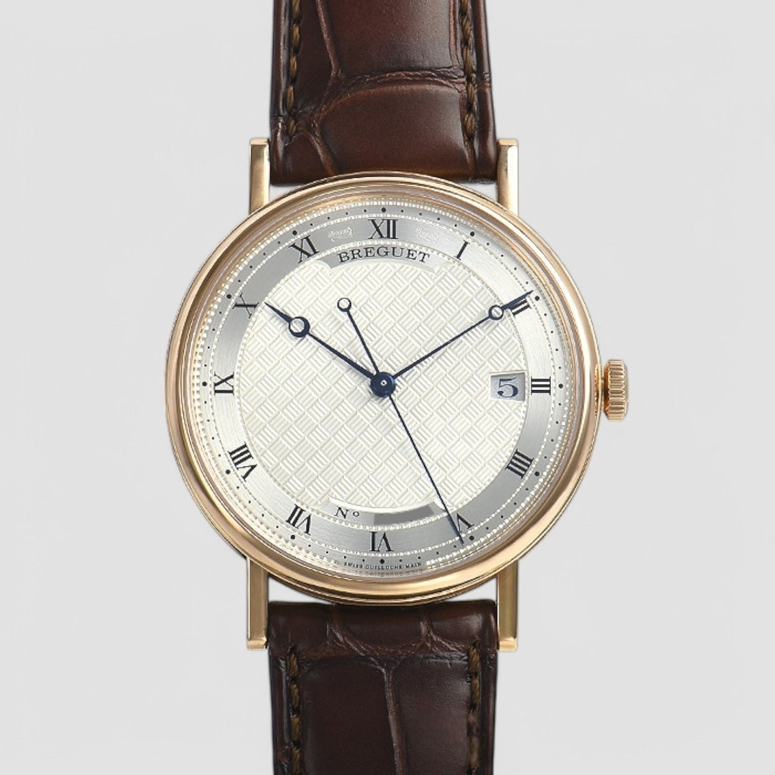 Classique Guilloche Dial 18K Rose Gold