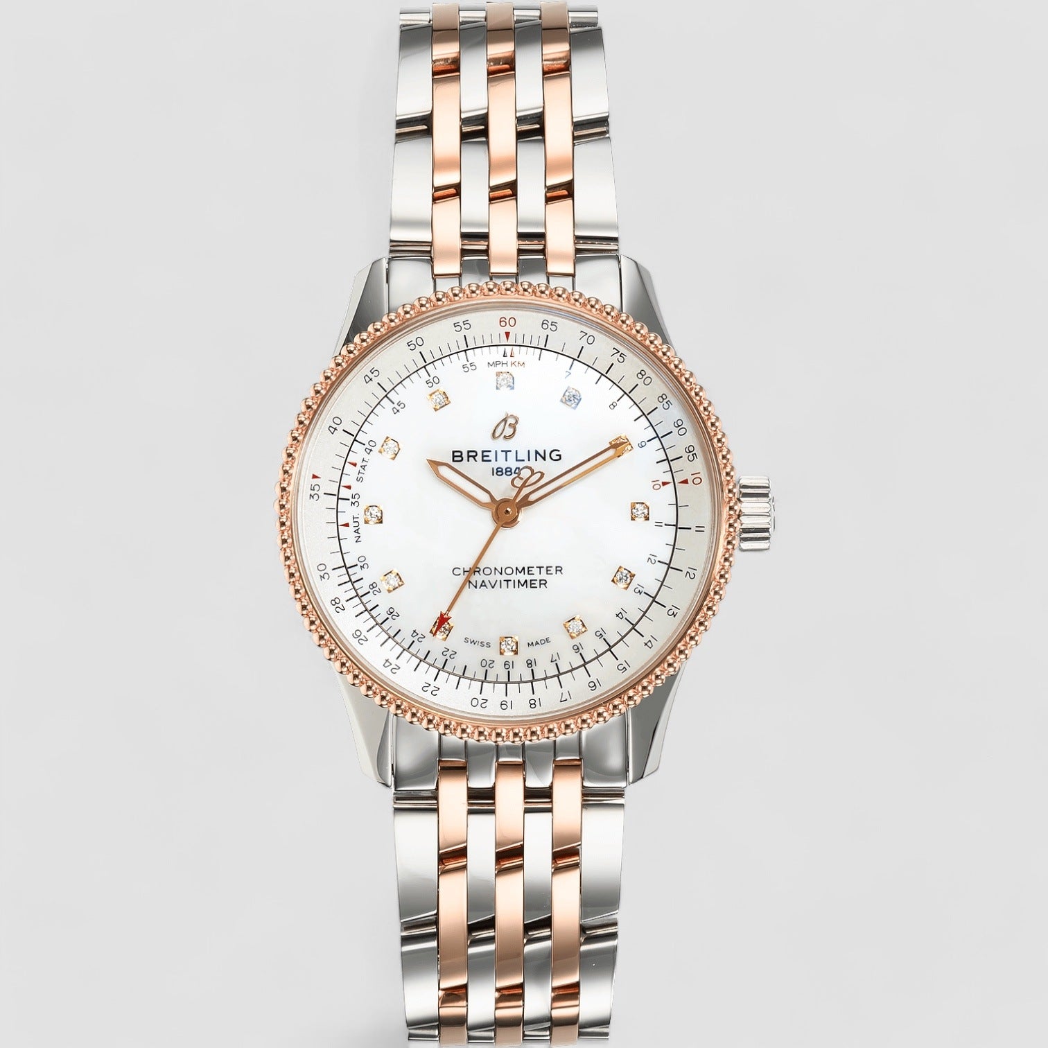 NAVITIMER ROSE GOLD AND STAINLESS STEEL AUTOMATIC