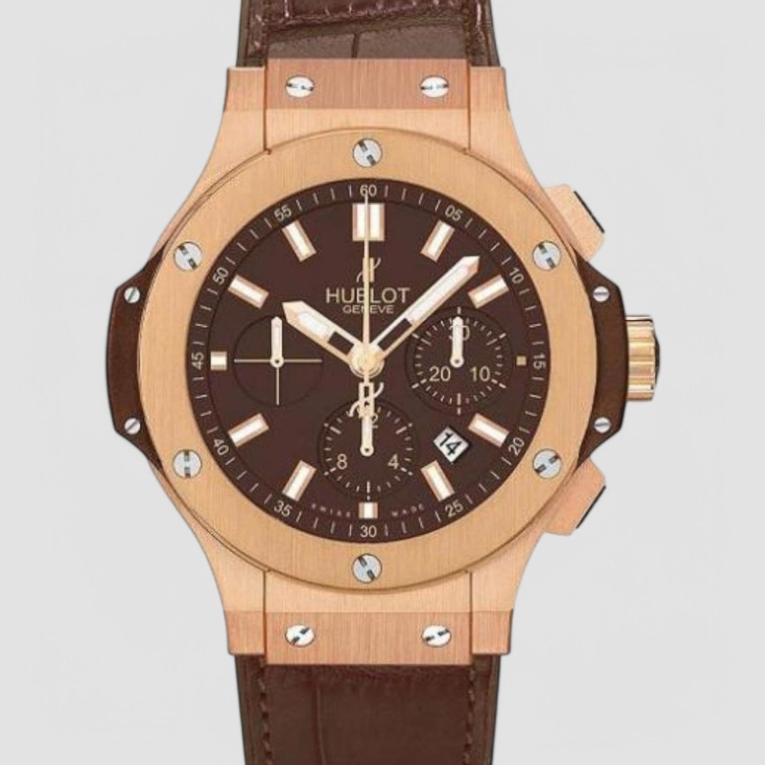 Big Bang Cappuccino Gold Men's watch