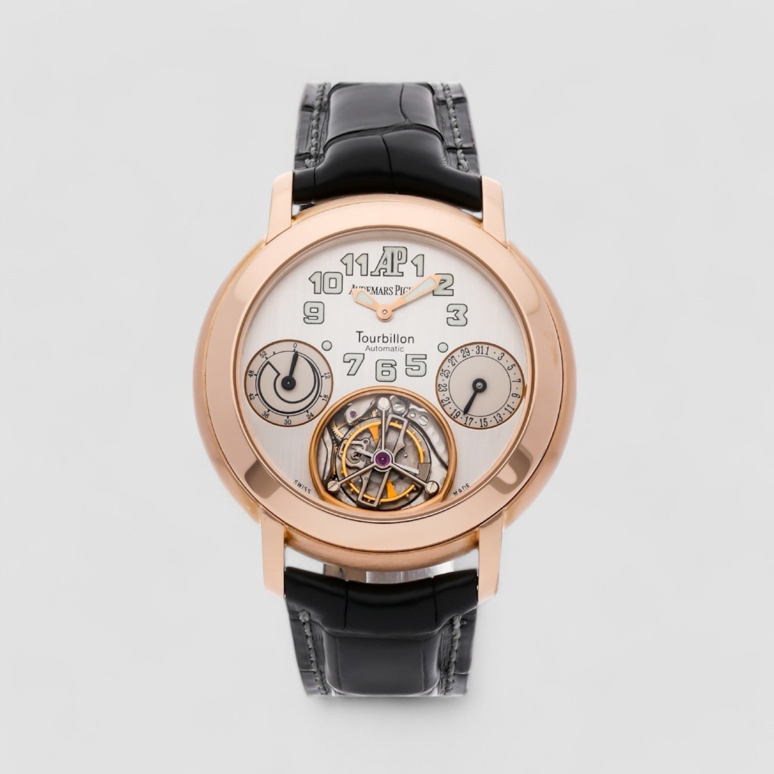 Jules Audemars Automatic Tourbillon Power Reserve Mens Watch