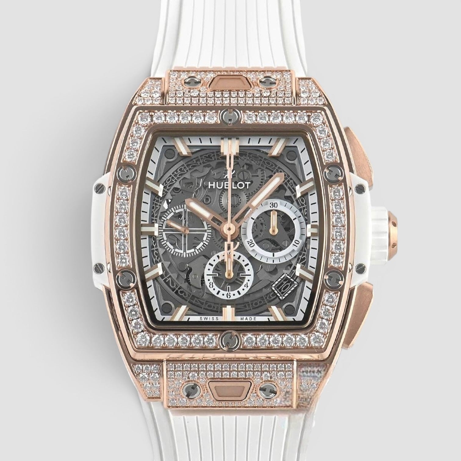 Of Big Bang King Gold White Pave Spirit