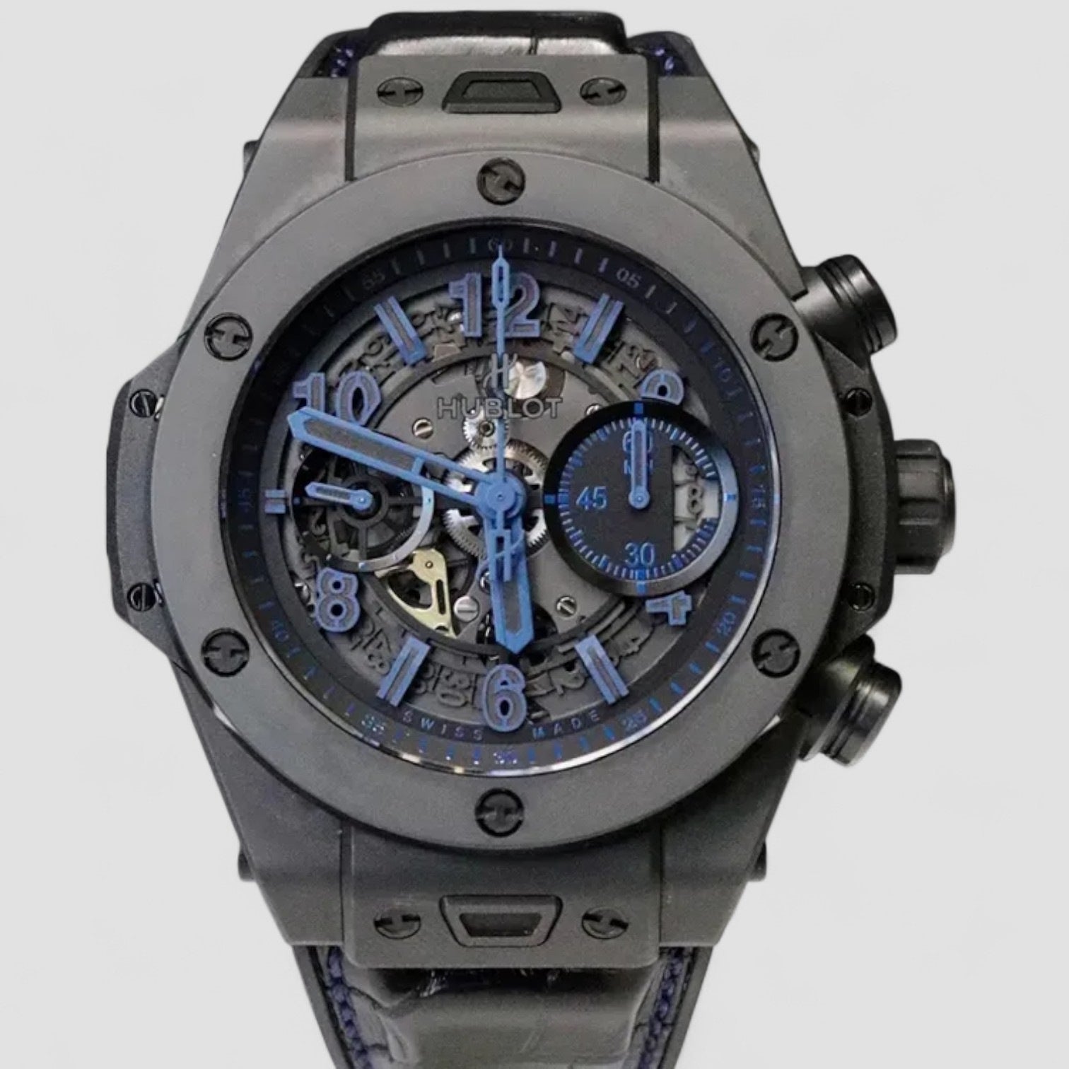 Big Bang "King Blue" Limited Edition 45MM Skeleton Dial