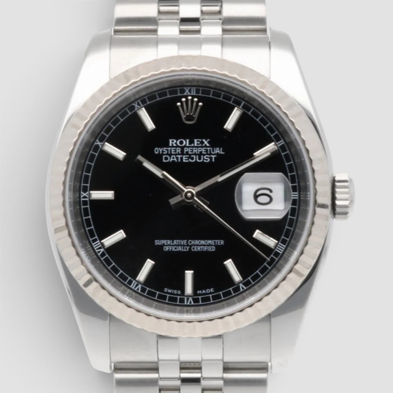 Datejust 36 – Steel & White Gold