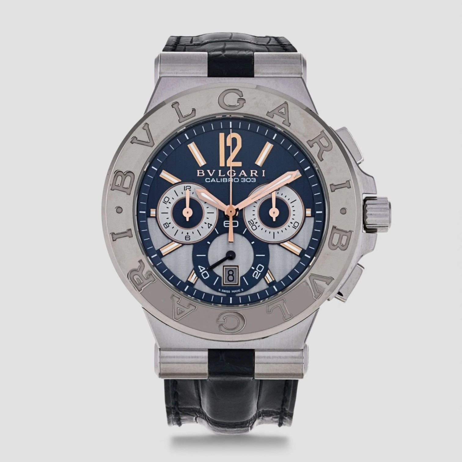 Bulgari Diagono Calibro Chronograph Men's Watch DG42C3SWGLDCH