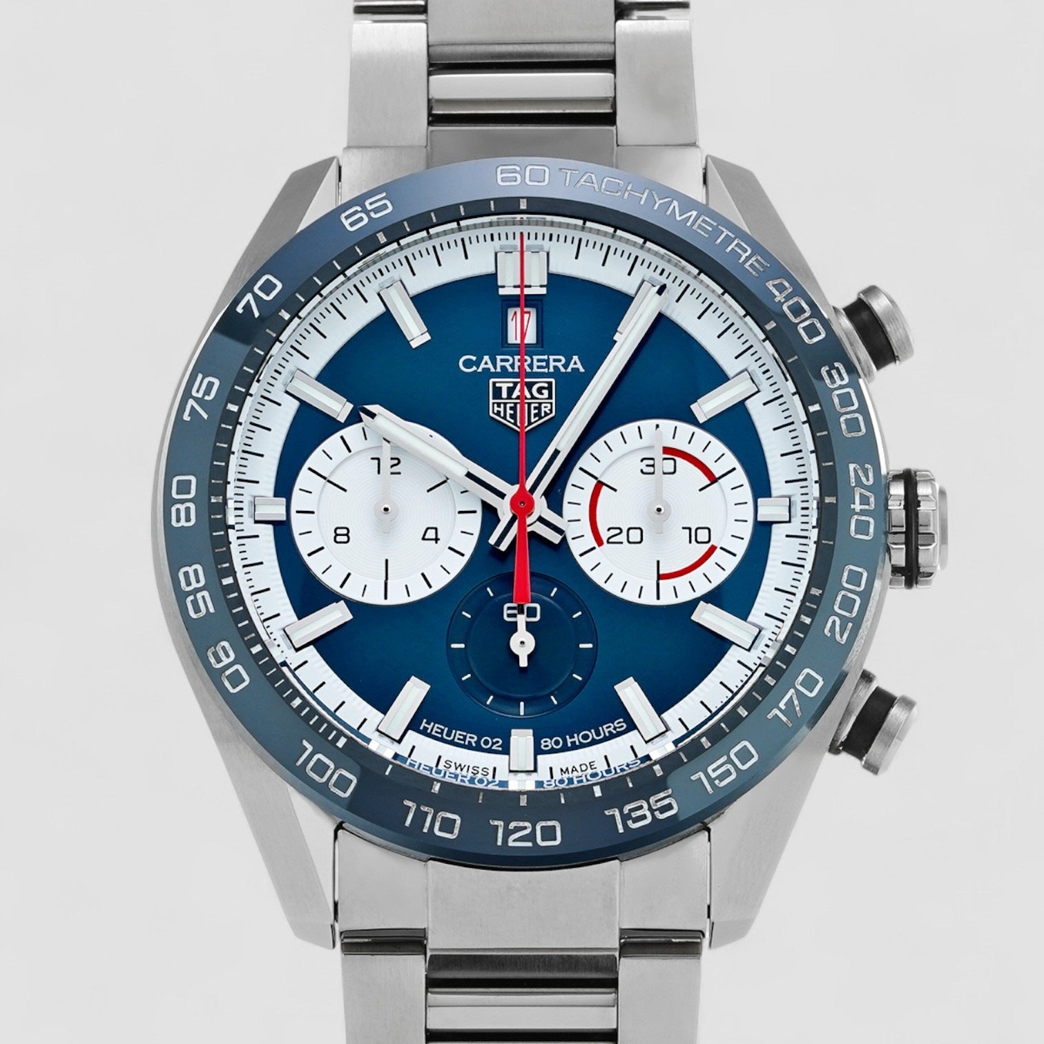 Carrera Chronograph Automatic Blue Dial Men's Watch