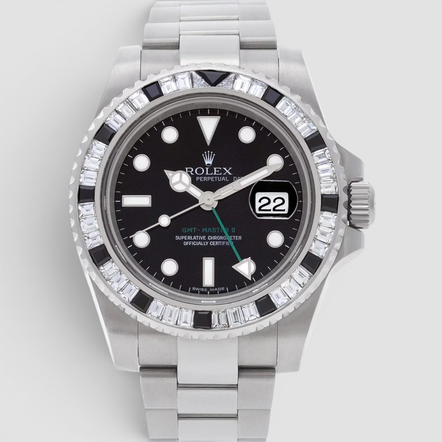 GMT-Master II Custom Bezel - Iced Out