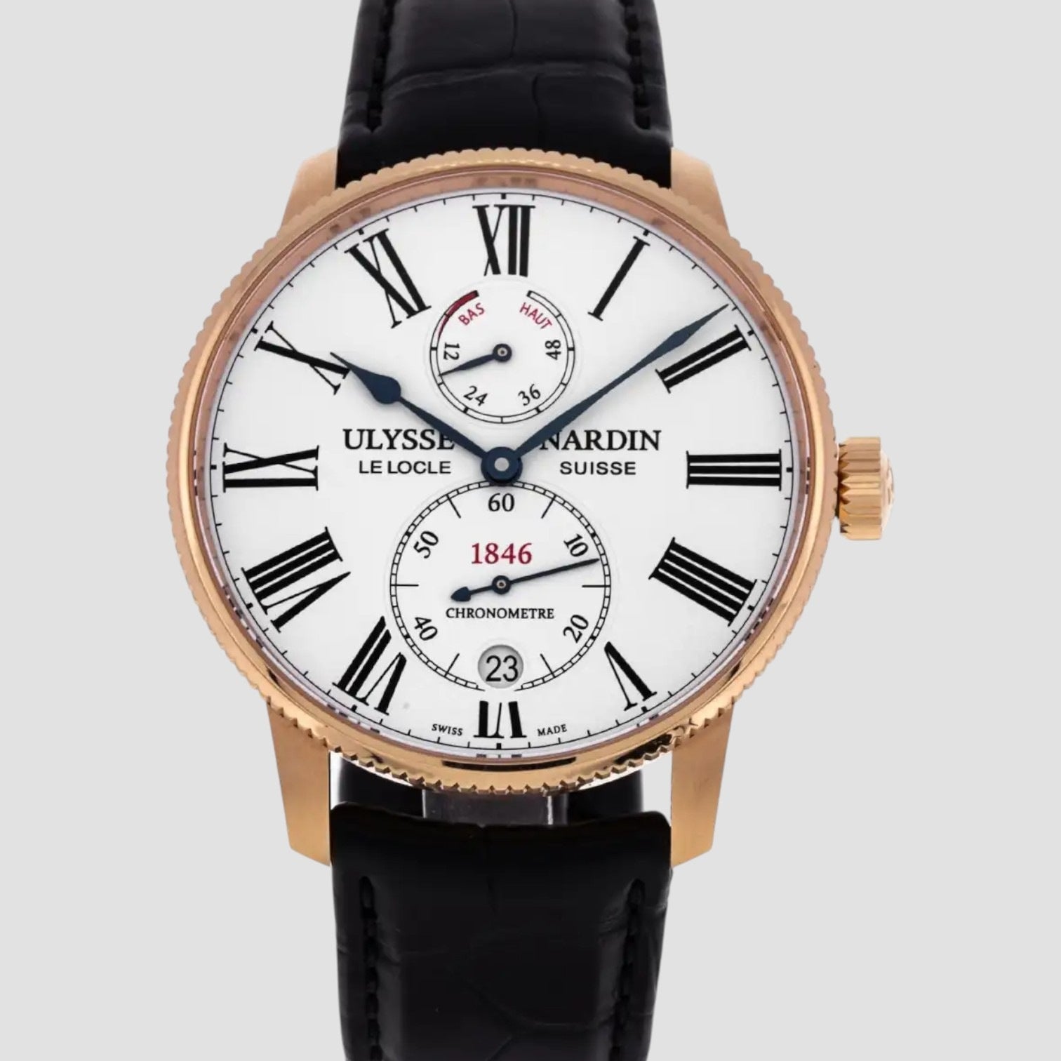 Marine Chronometer Torpilleur 42mm Mens Watch