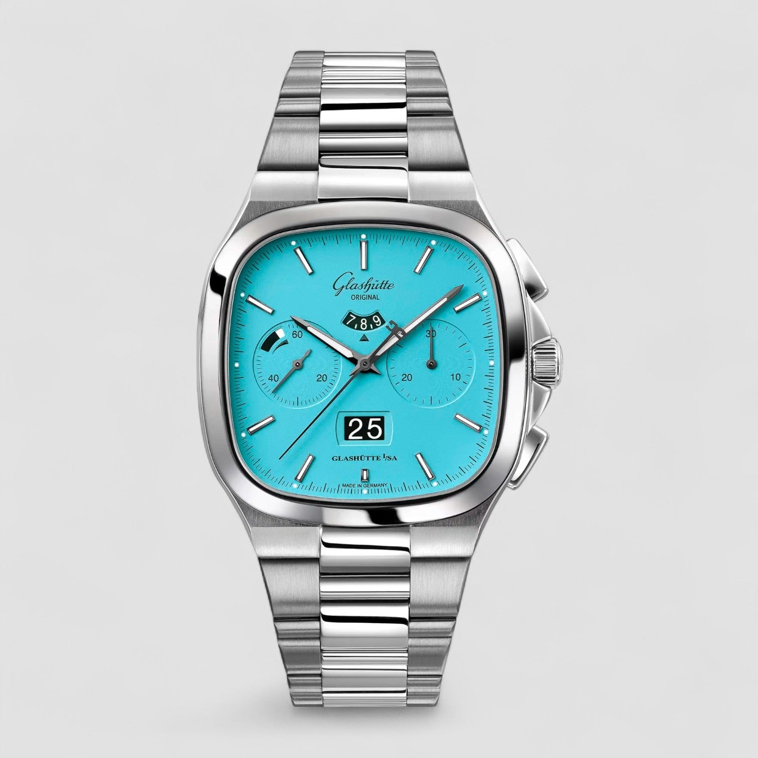 Seventies Chronograph Panorama Date Mens Watch