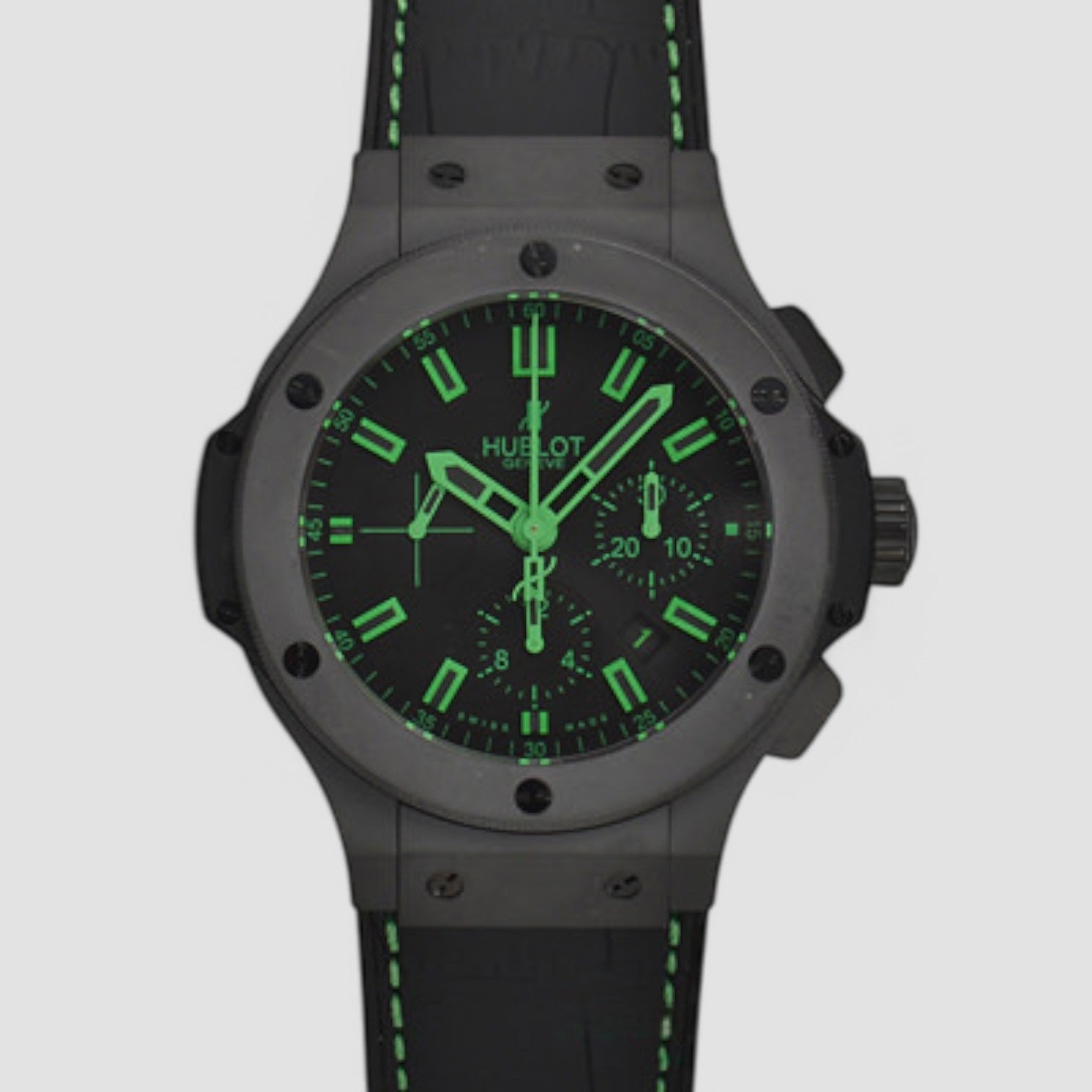 Big Bang All Black Chronograph 'Green' Limited Edition