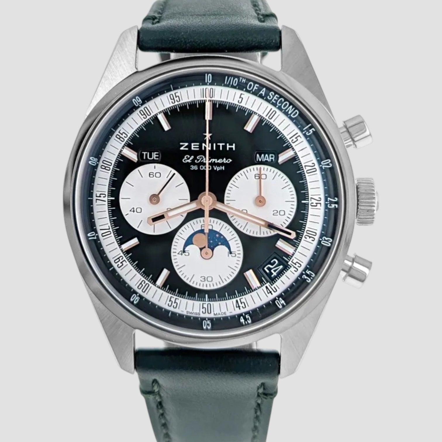 Chronomaster Original Steel 38mm Olive Green Dial