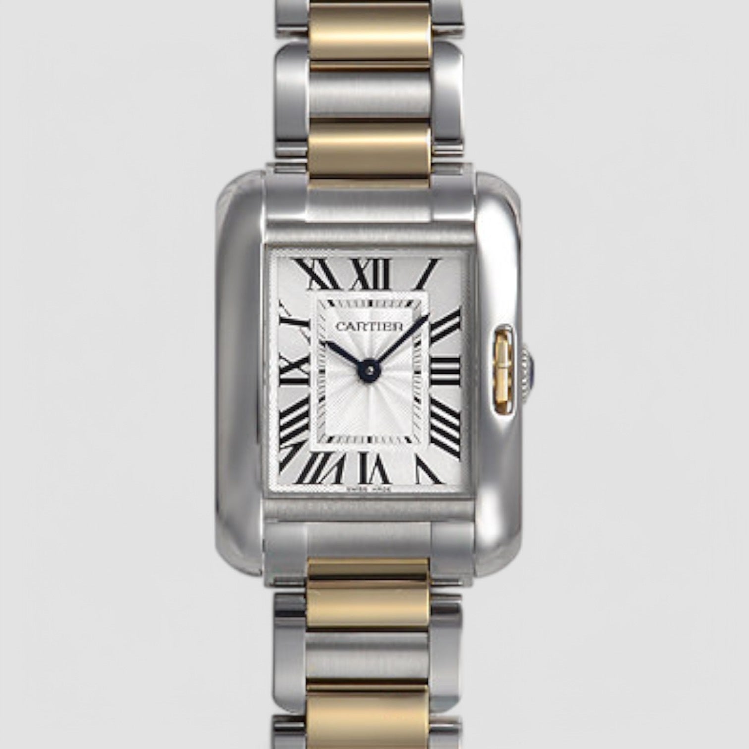 Tank Anglaise Gold, Steel 40mm