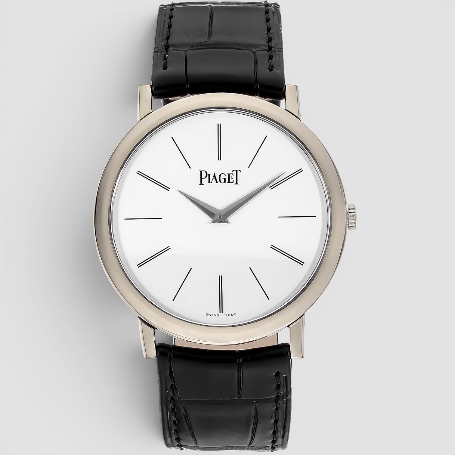 Altiplano 38mm 18K White Gold White Dial