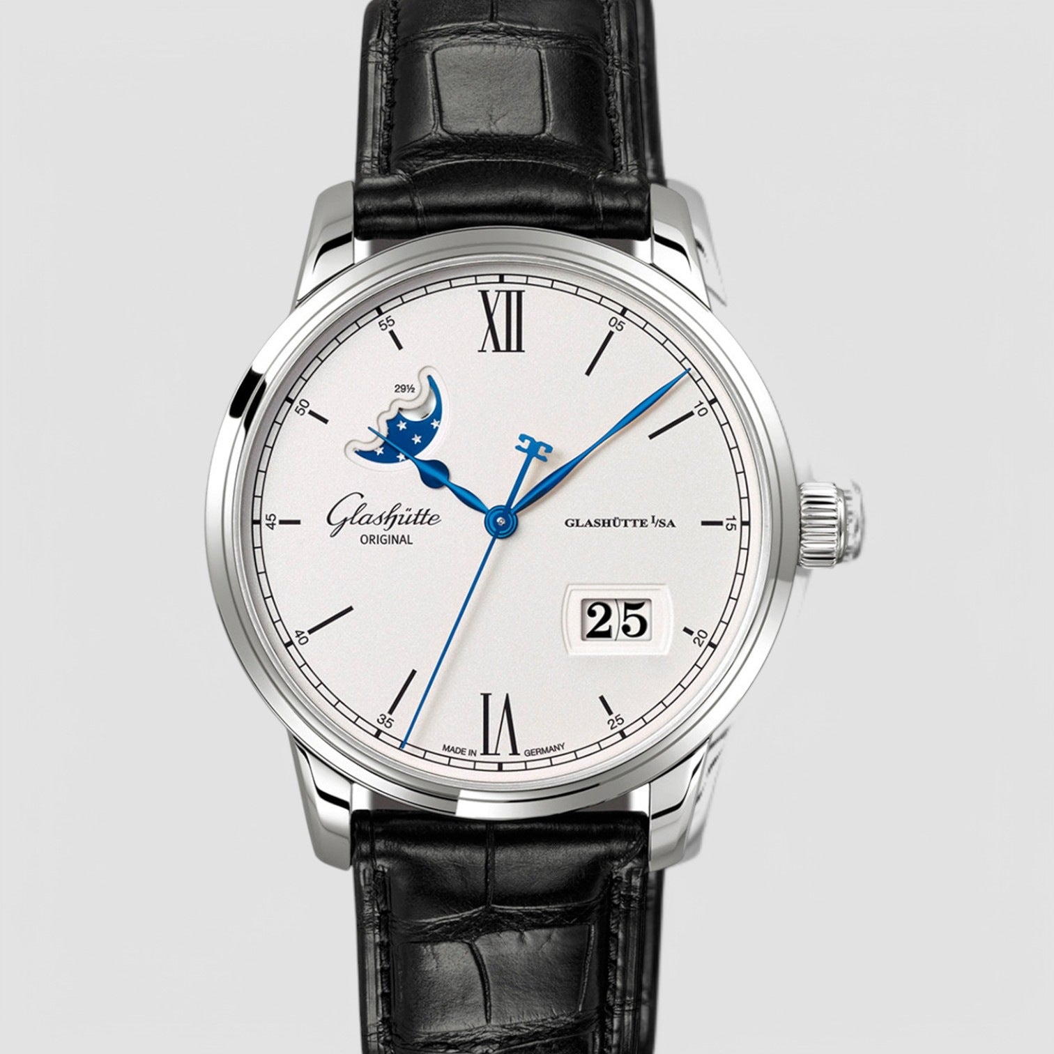 Senator Excellence Panorama Date Moon Phase Automatic Men's Watch