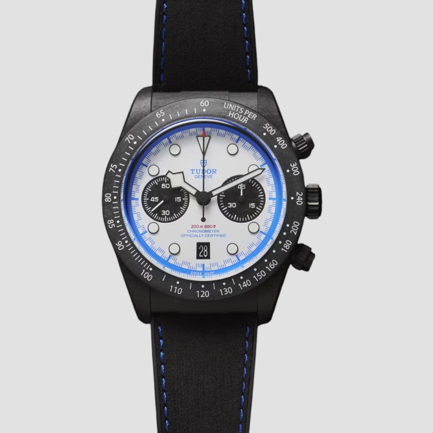 Black Bay Chrono Carbon 25 White Dial 42mm